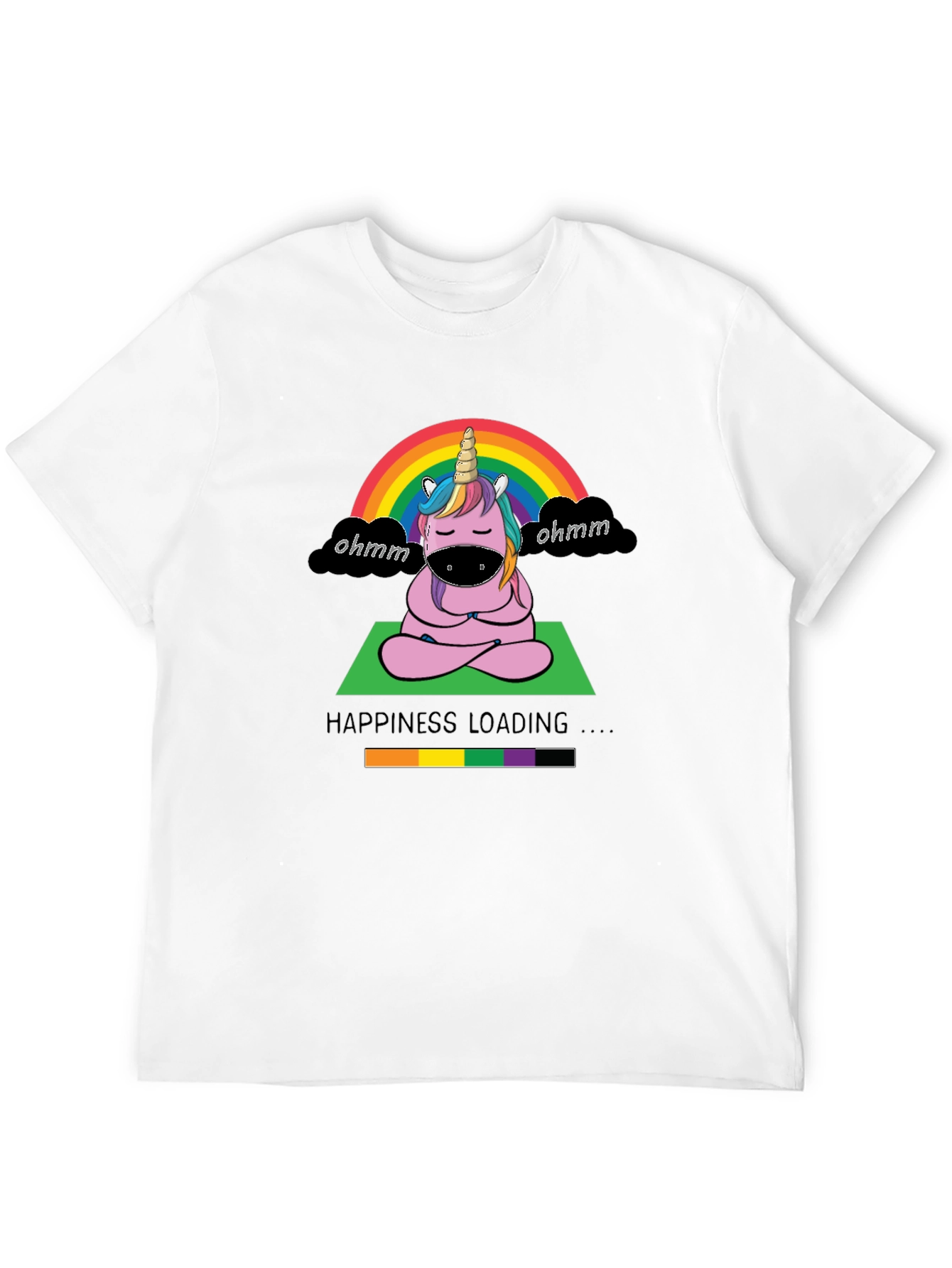 Unicorn Yoga Tee - Happiness Loading