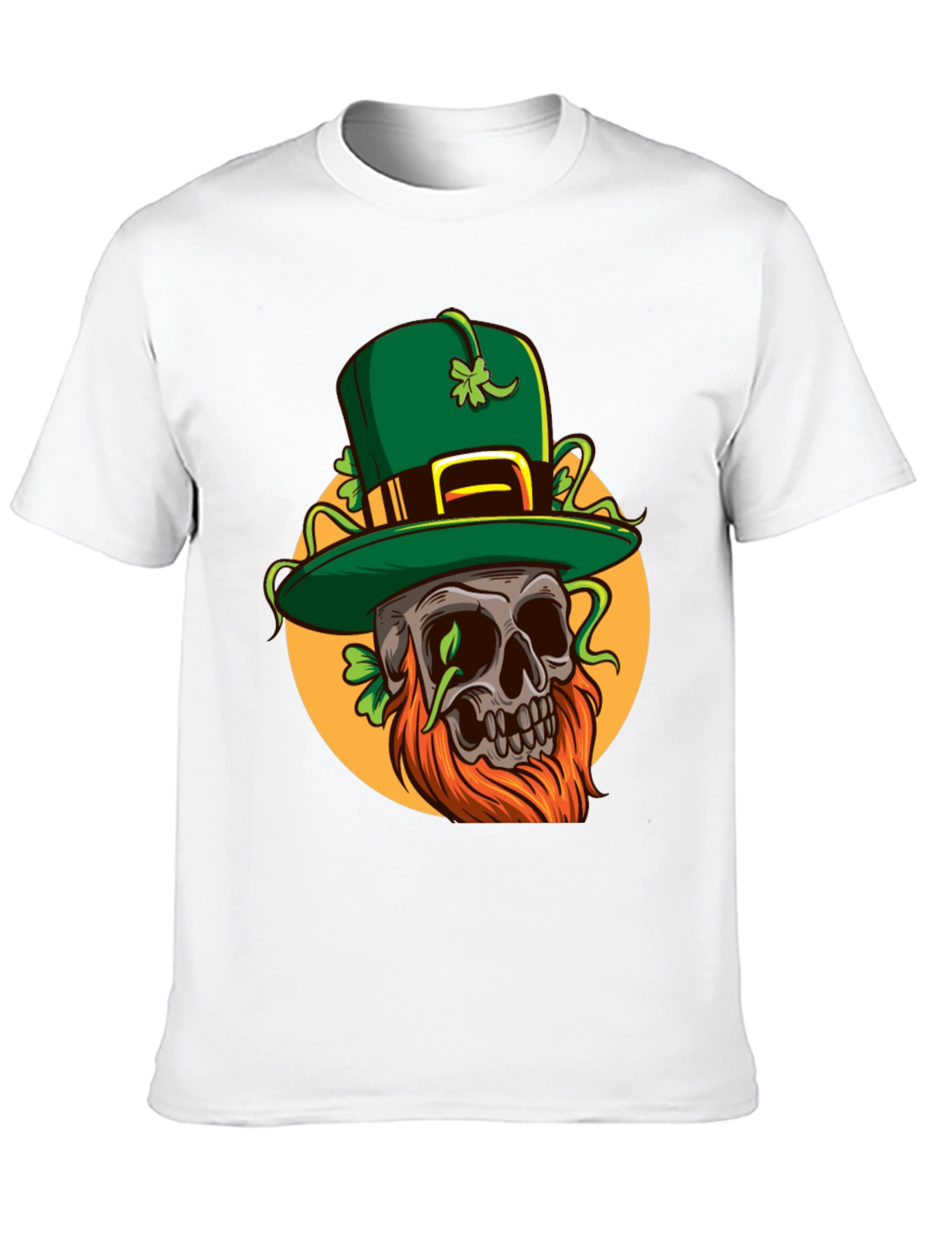 St. Patricks Day Skull Graphic Tee
