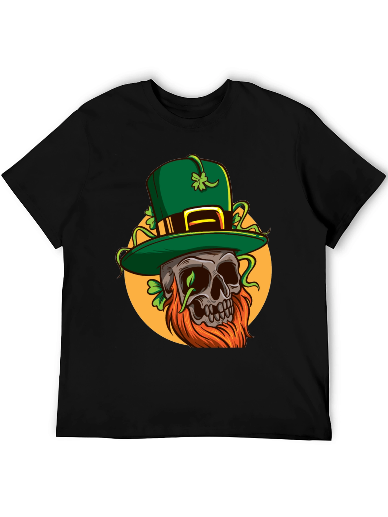 St. Patricks Day Skull Graphic Tee