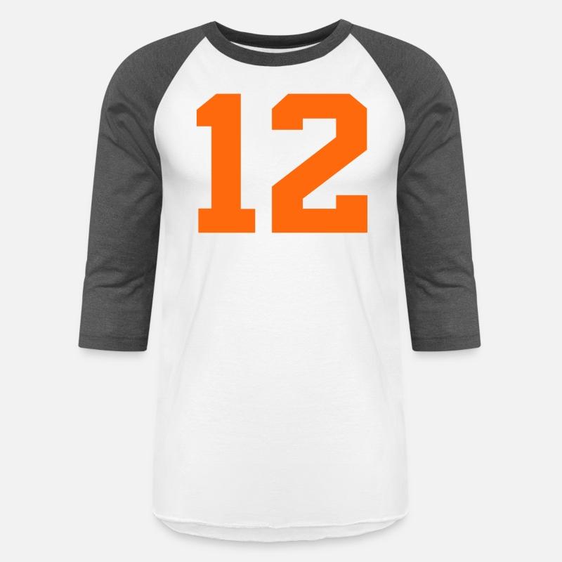 Number 12 Sports Orange