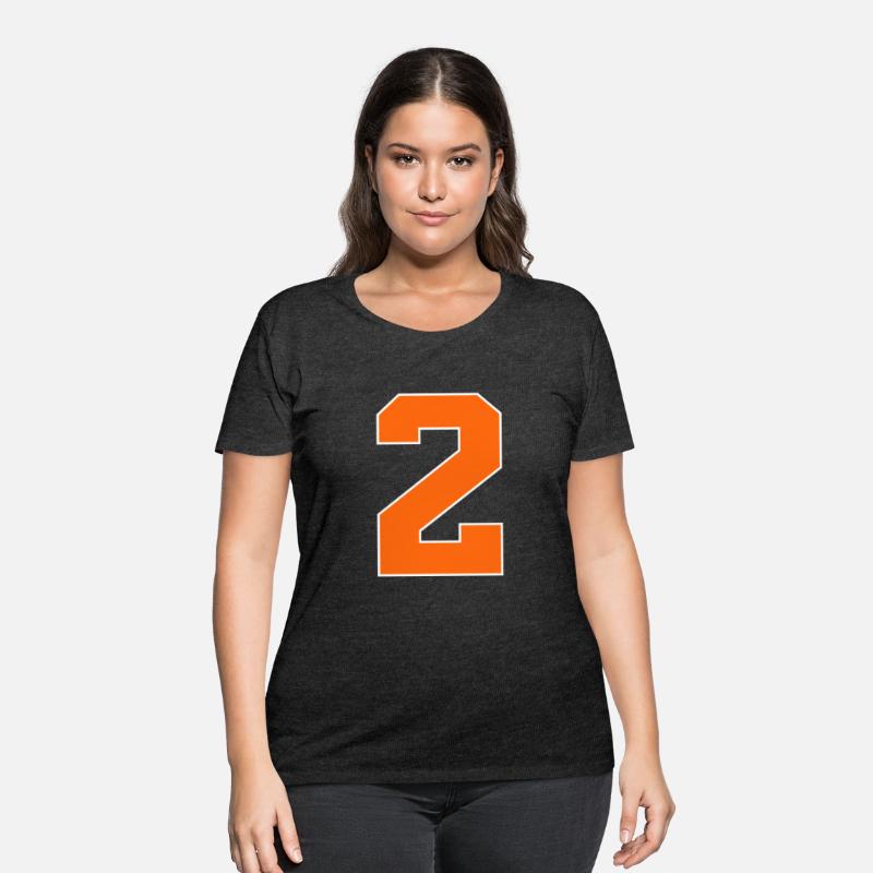 Number 2 Sports Orange