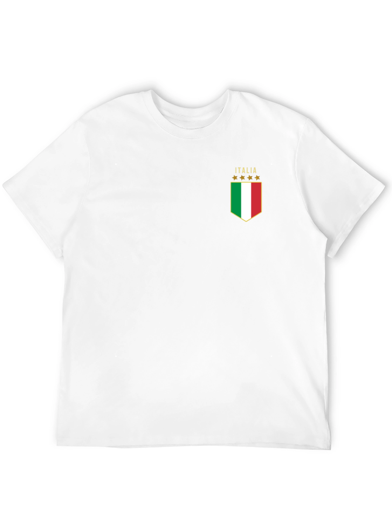 Italia Flag Graphic T-Shirt - Black Cotton Tee