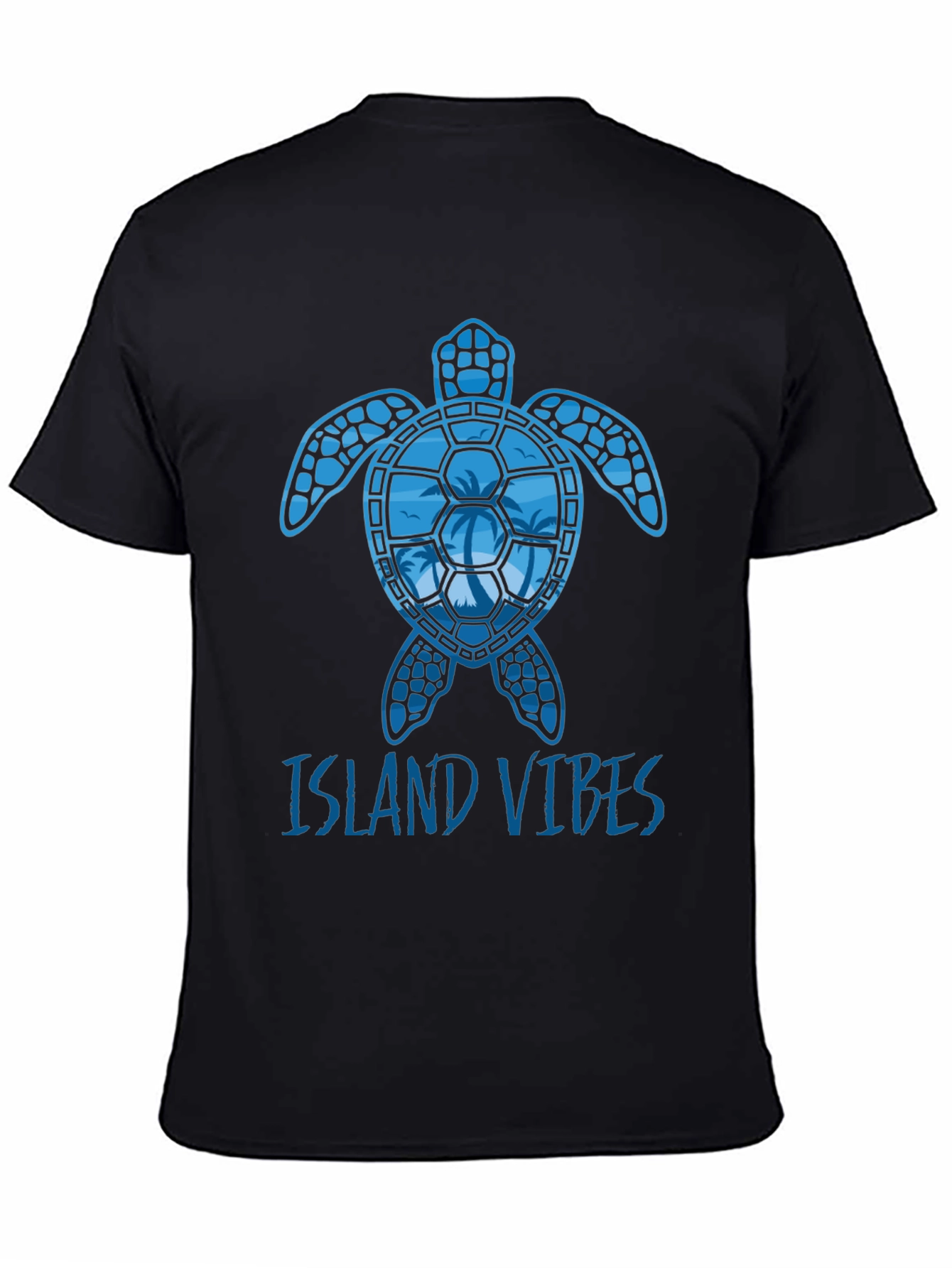 Island Vibes Turtle Graphic T-Shirt