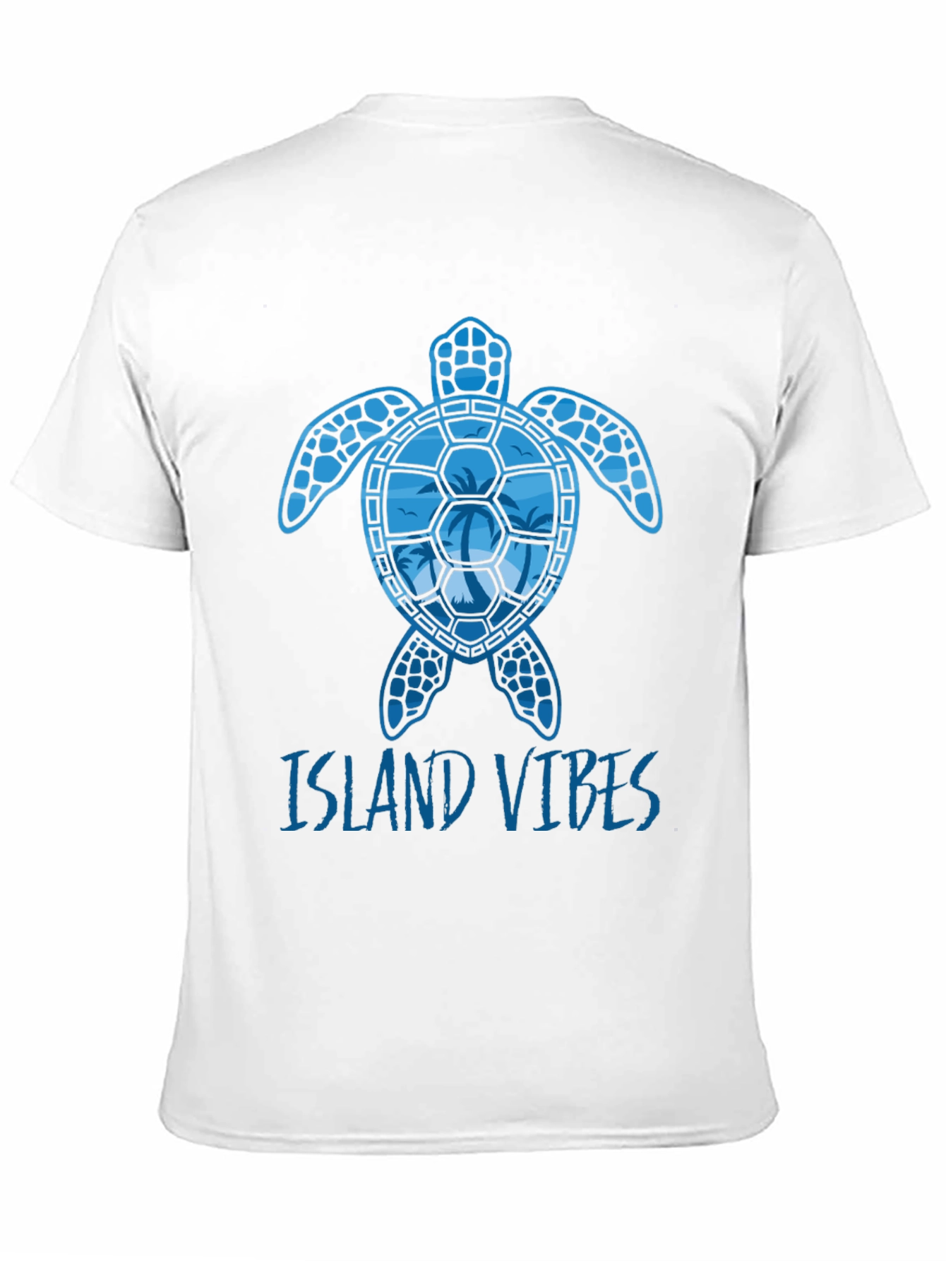 Island Vibes Turtle Graphic T-Shirt
