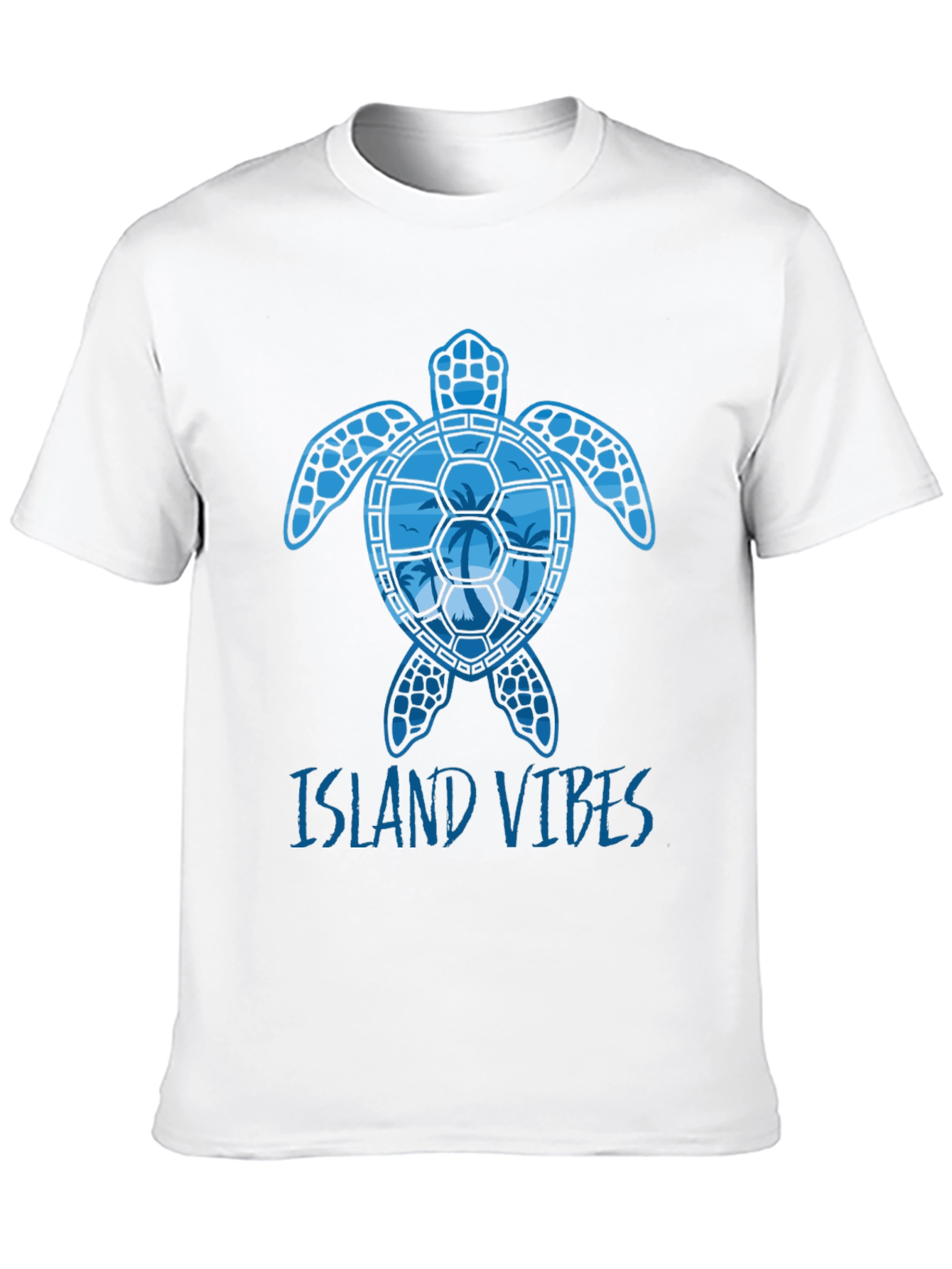 Island Vibes Turtle Graphic T-Shirt