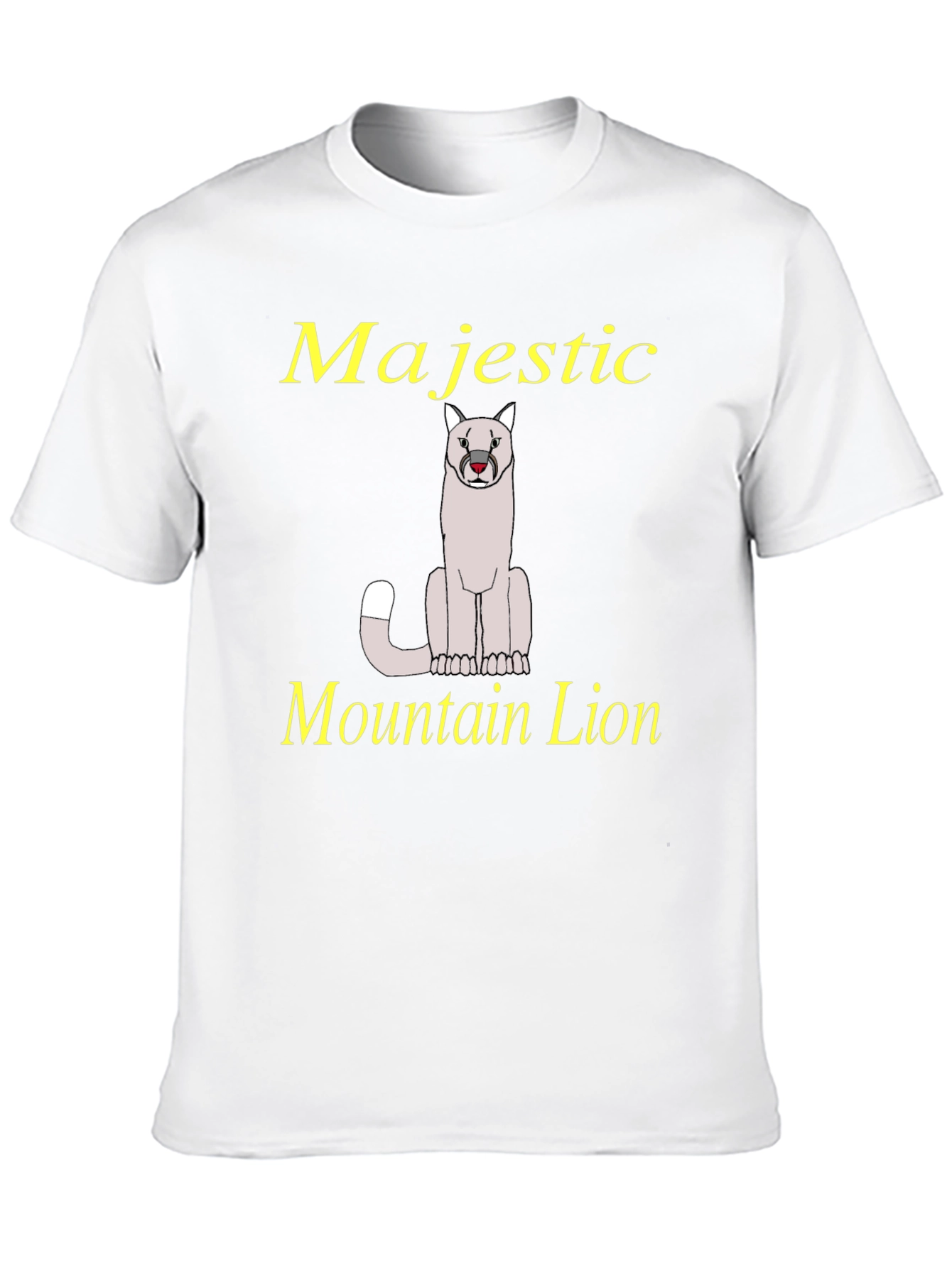 Majestic Mountain Lion Graphic T-Shirt