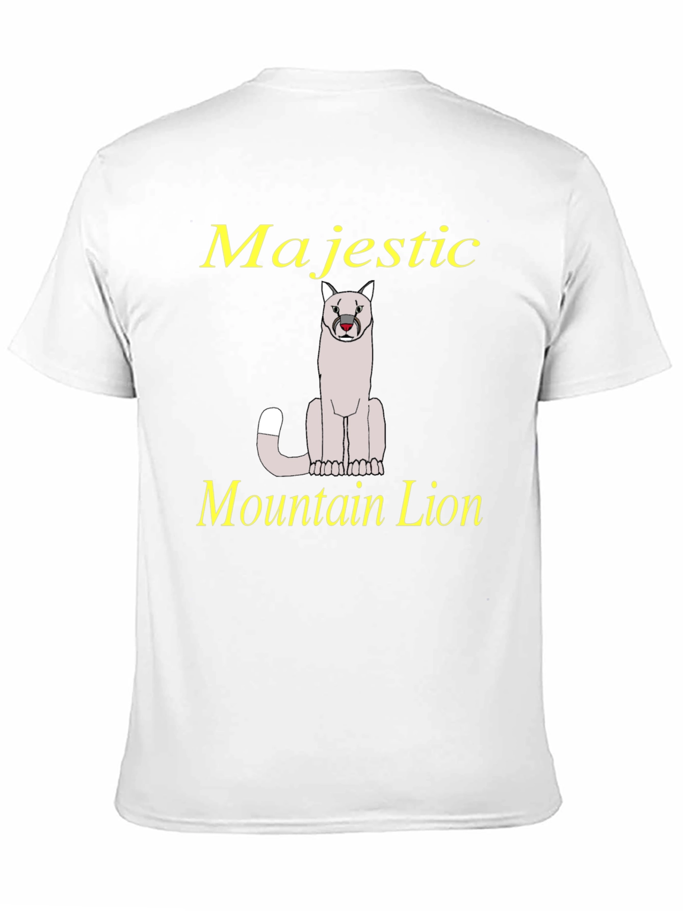Majestic Mountain Lion Graphic T-Shirt