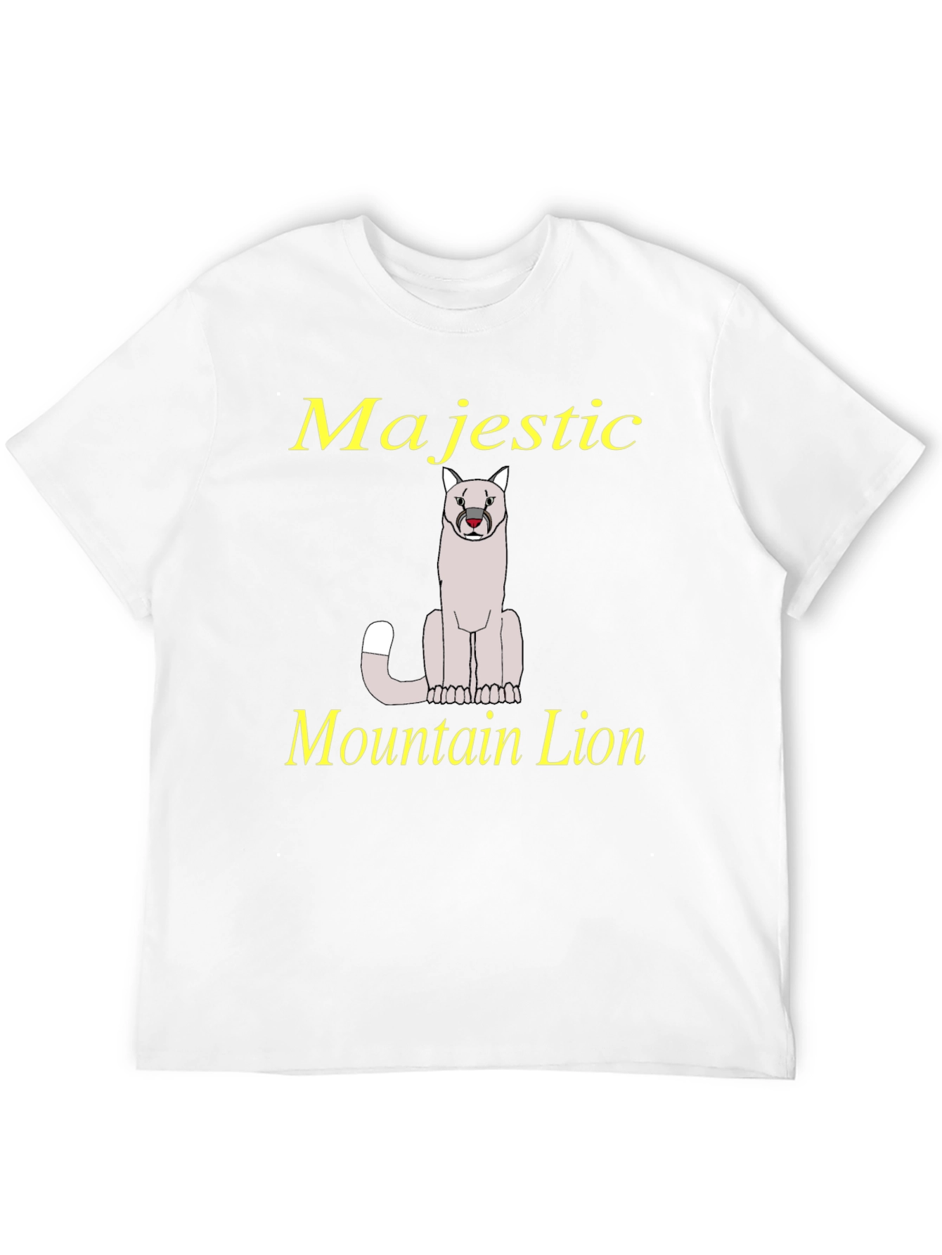 Majestic Mountain Lion Graphic T-Shirt