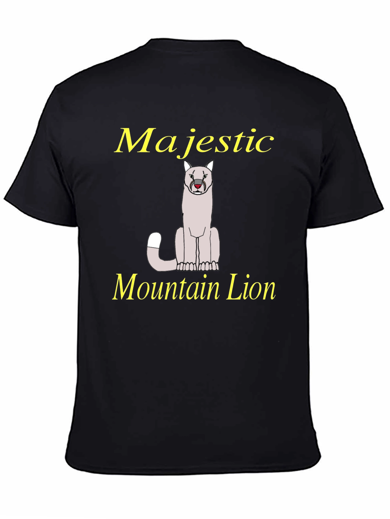 Majestic Mountain Lion Graphic T-Shirt