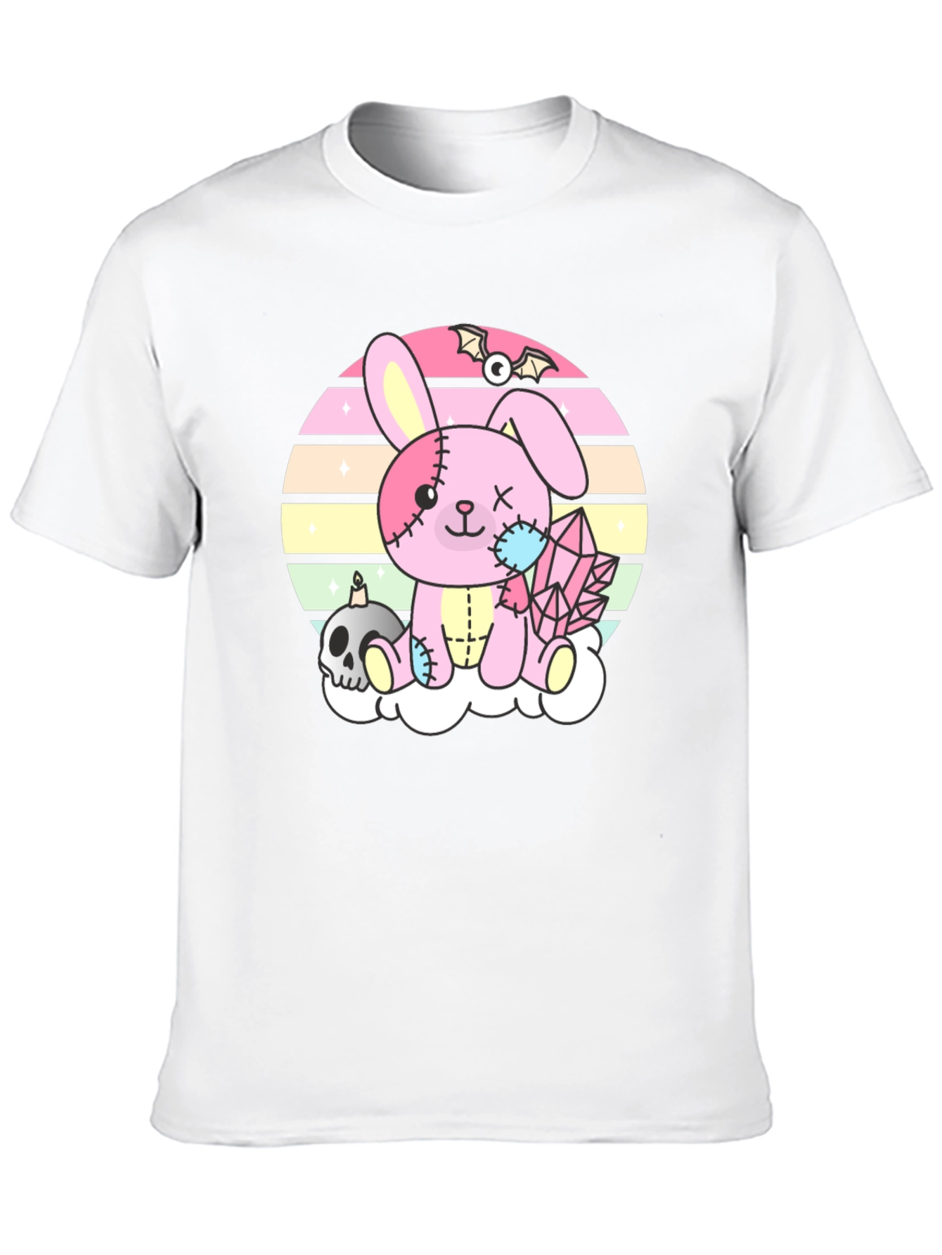 Creepy Cute Pastel Goth Bunny T-Shirt