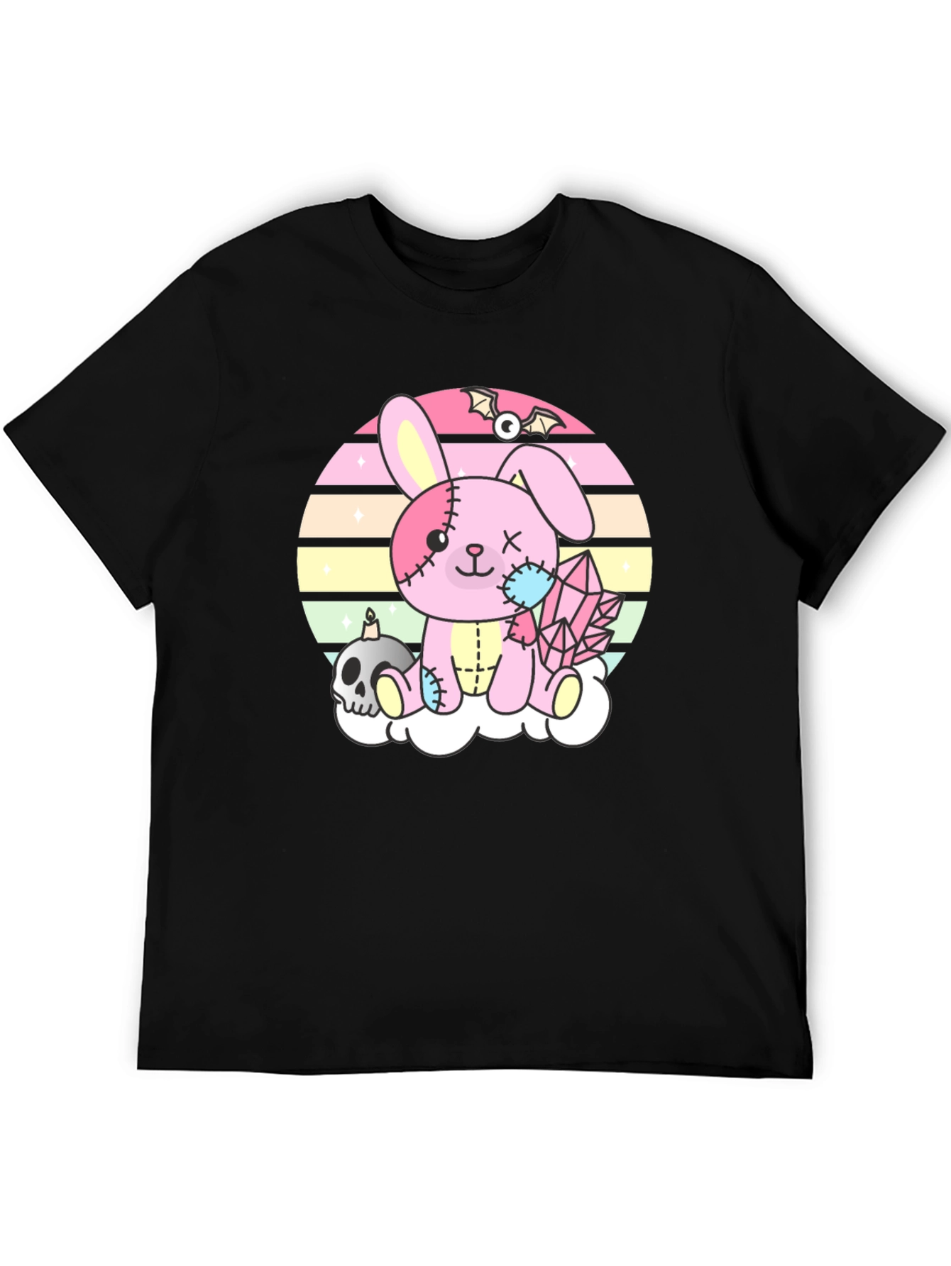 Creepy Cute Pastel Goth Bunny T-Shirt