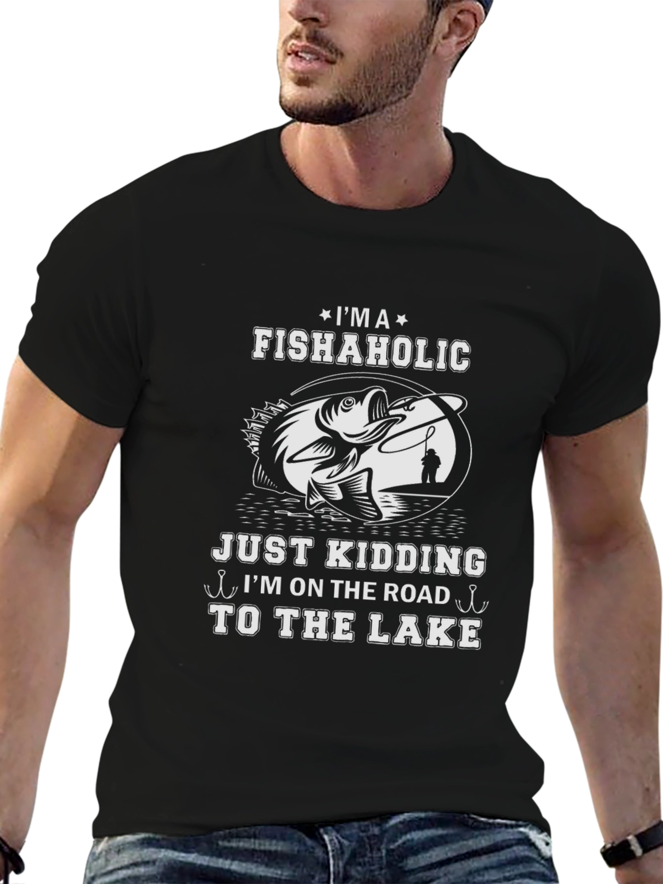 Fishaholic T-Shirt: Road to the Lake