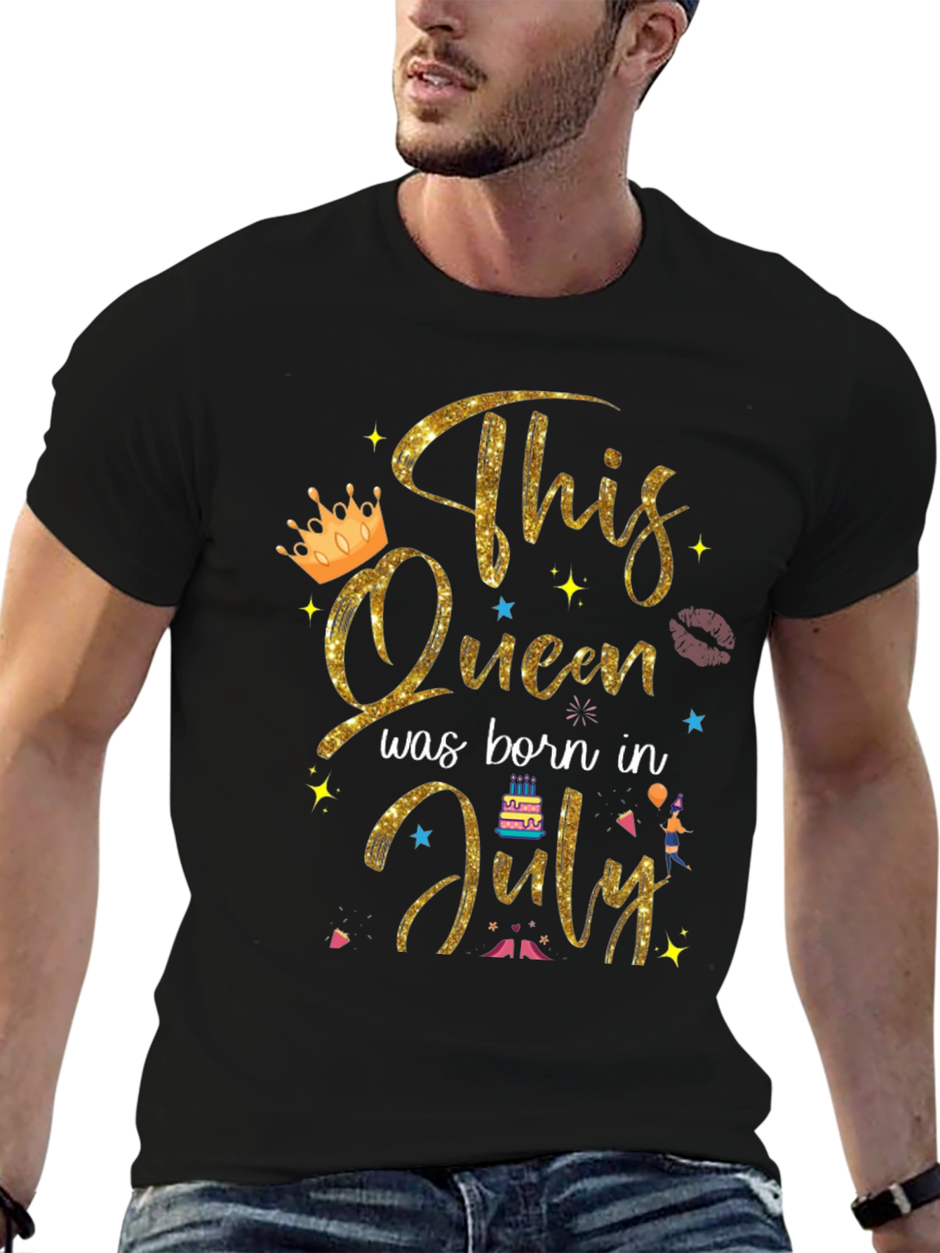 This Queen was Born in July T-Shirt