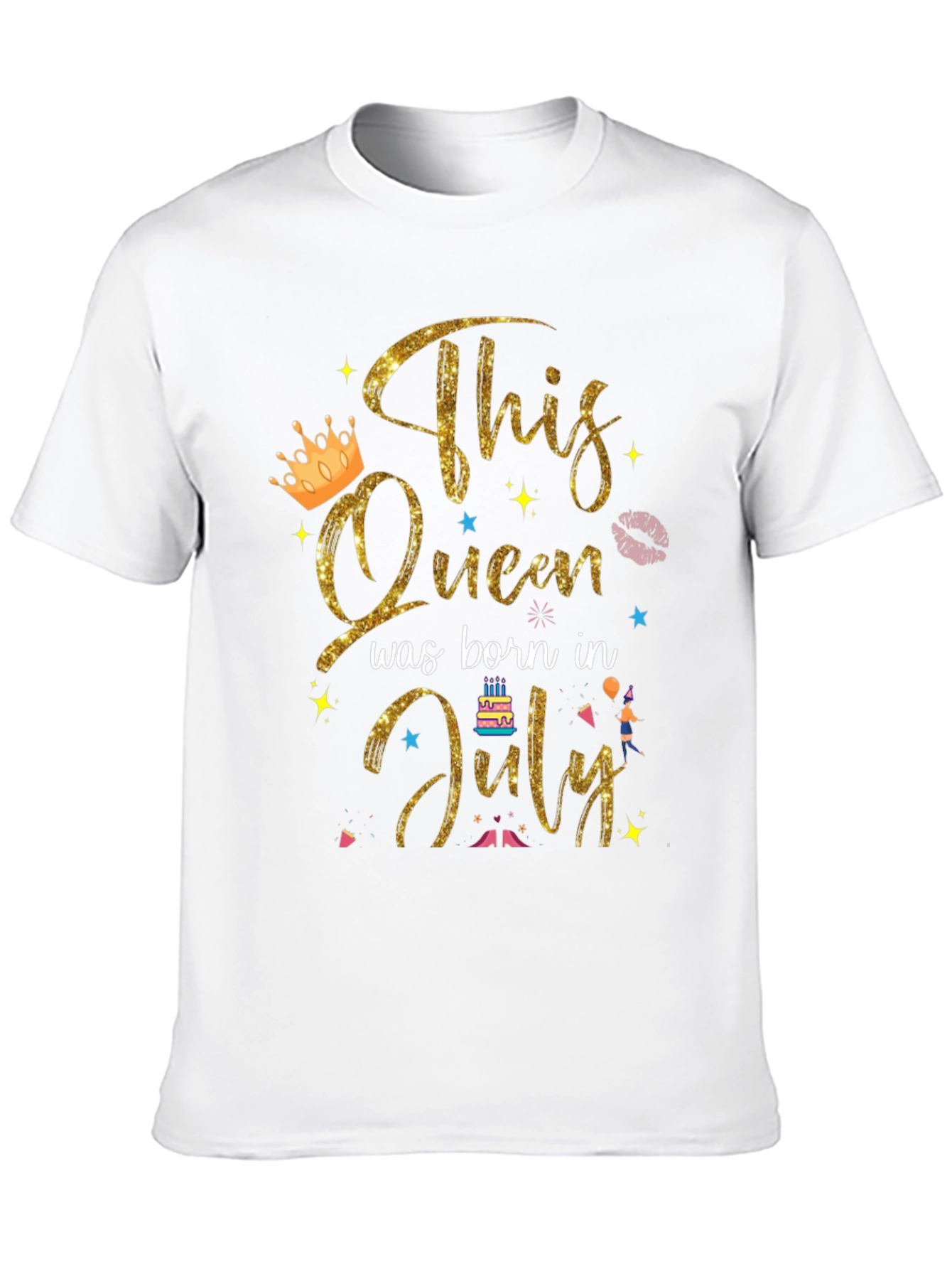 This Queen was Born in July T-Shirt
