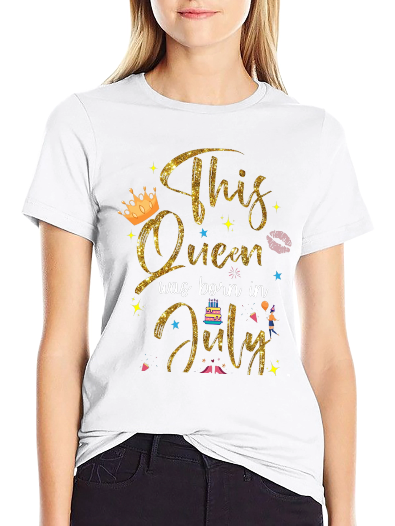 This Queen was Born in July T-Shirt