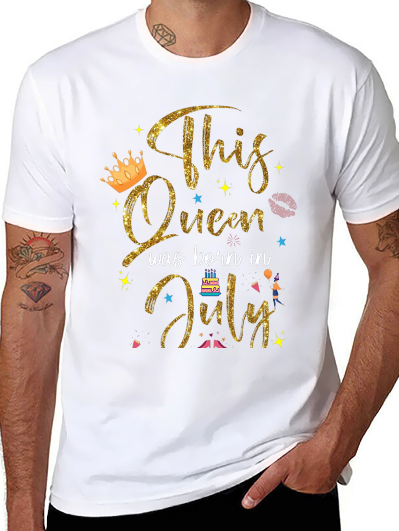 This Queen was Born in July T-Shirt