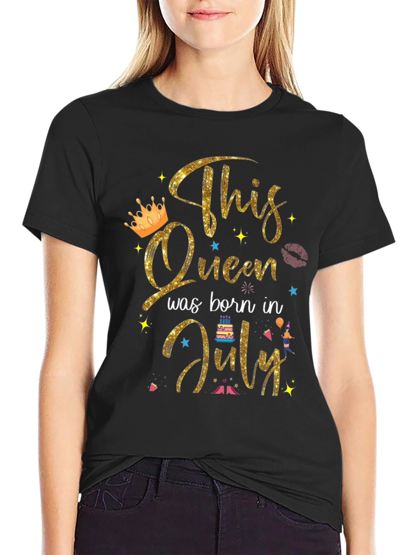 This Queen was Born in July T-Shirt