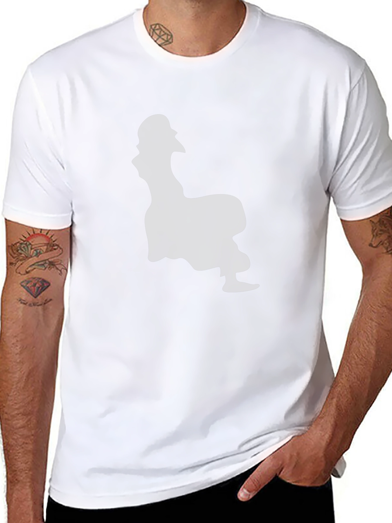 Silhouette Graphic T-Shirt - Soft Cotton Blend