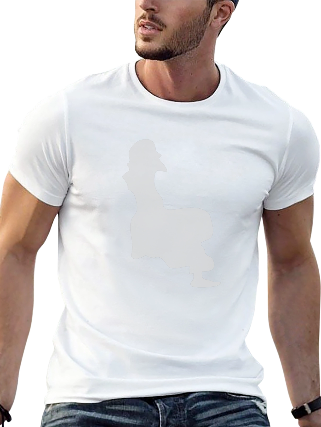 Silhouette Graphic T-Shirt - Soft Cotton Blend