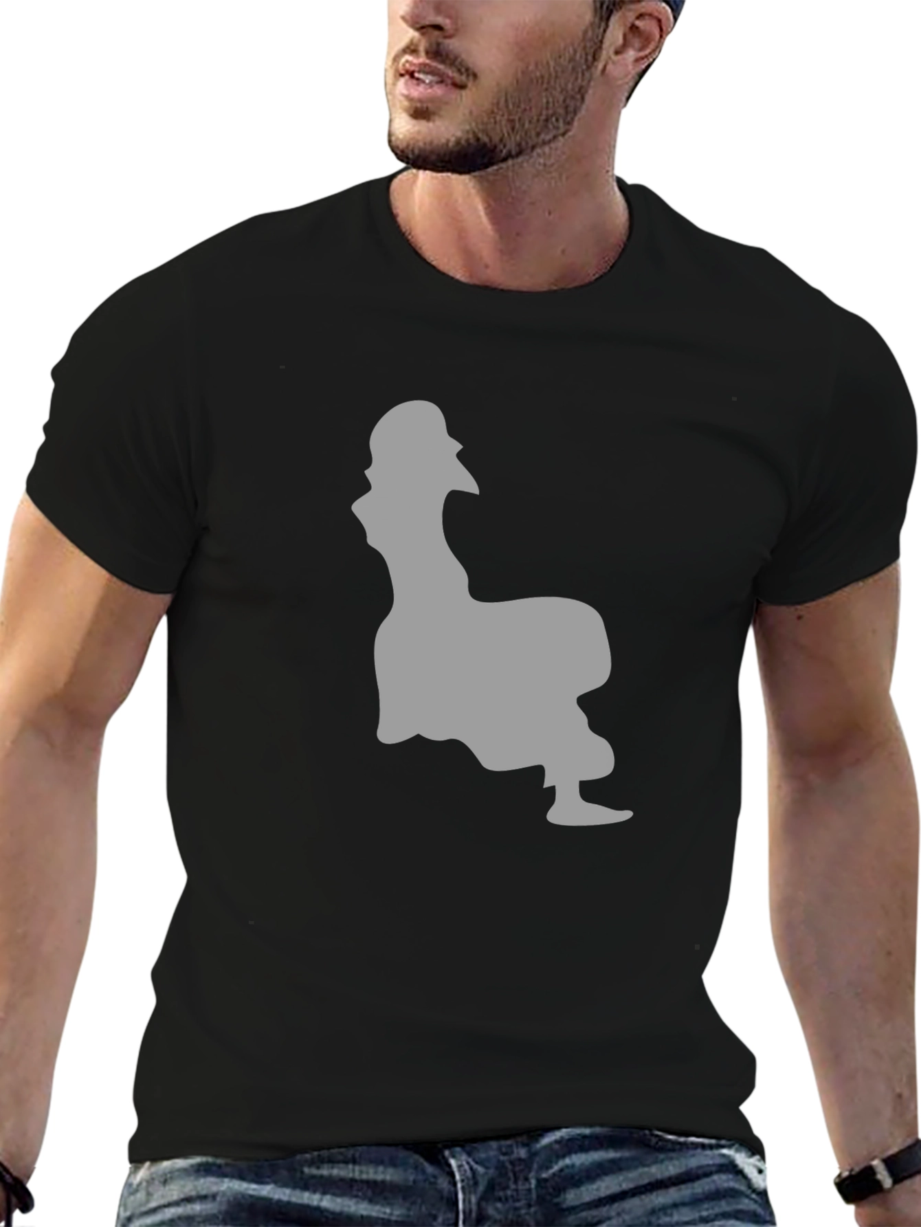 Silhouette Graphic T-Shirt - Soft Cotton Blend