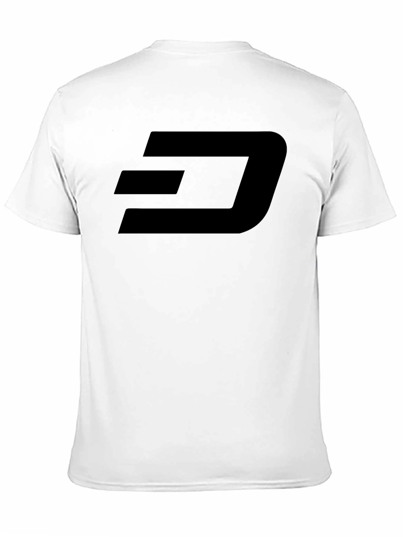 Mens Black Graphic Tee - Modern Dash Logo