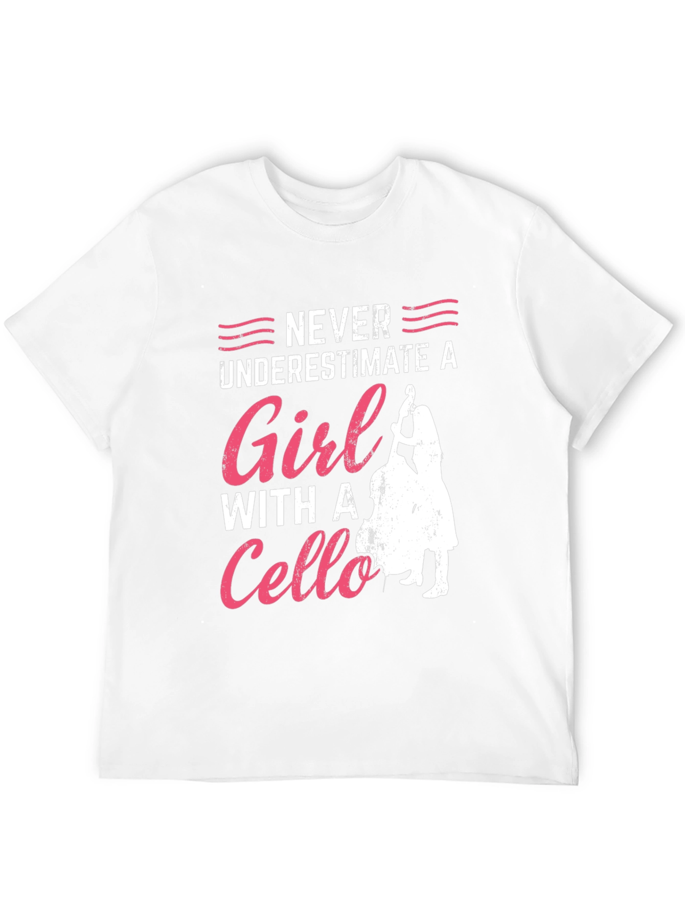 Never Underestimate A Girl With a Cello T-Shirt