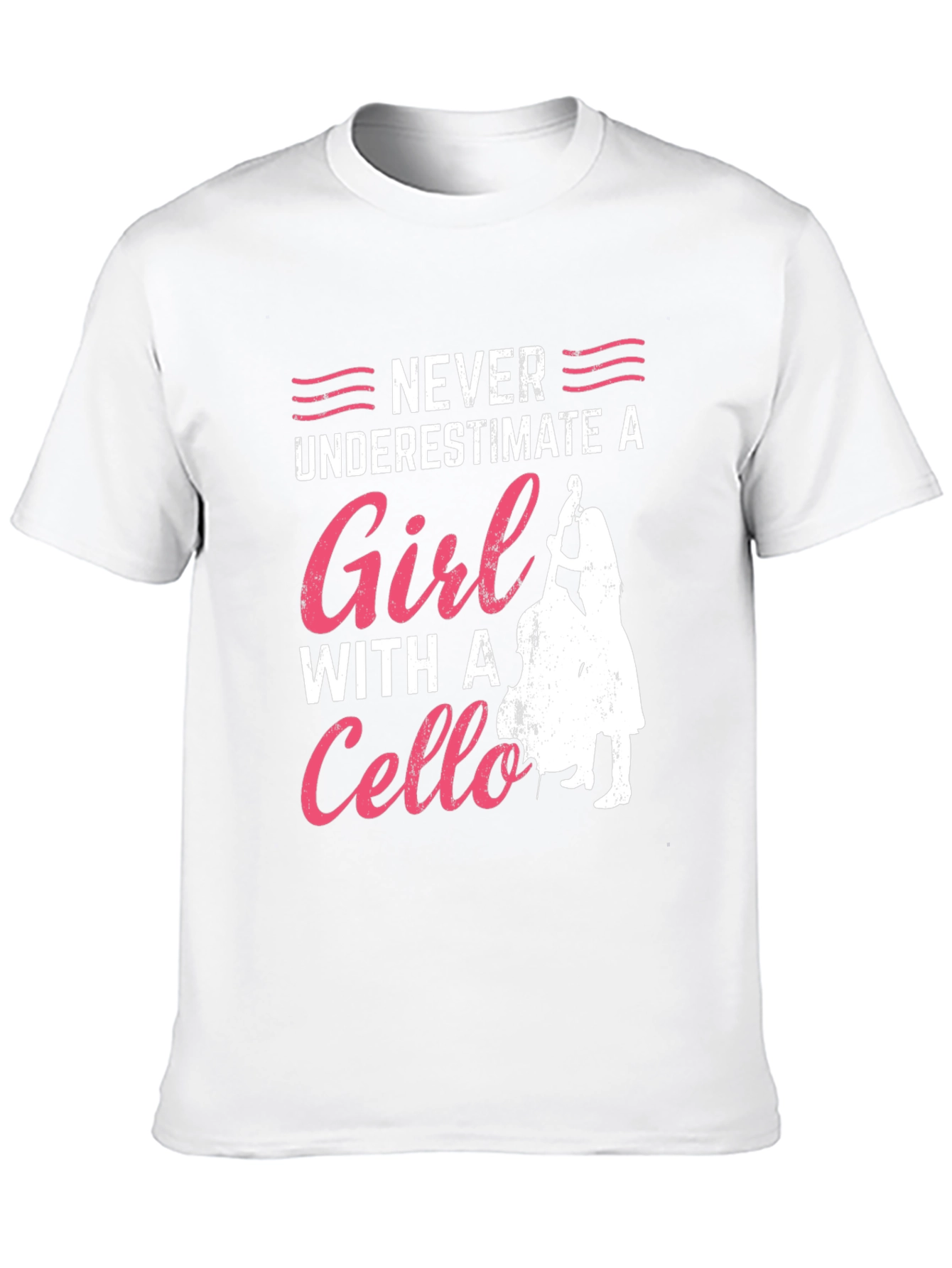 Never Underestimate A Girl With a Cello T-Shirt