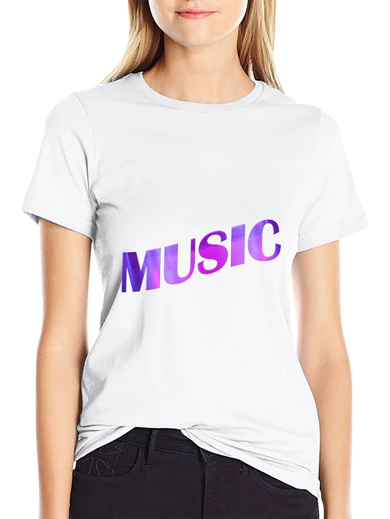 Music Graphic Black T-Shirt