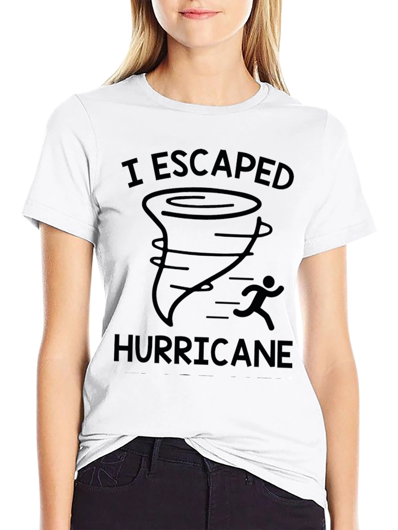 I Escaped Hurricane T-Shirt Black