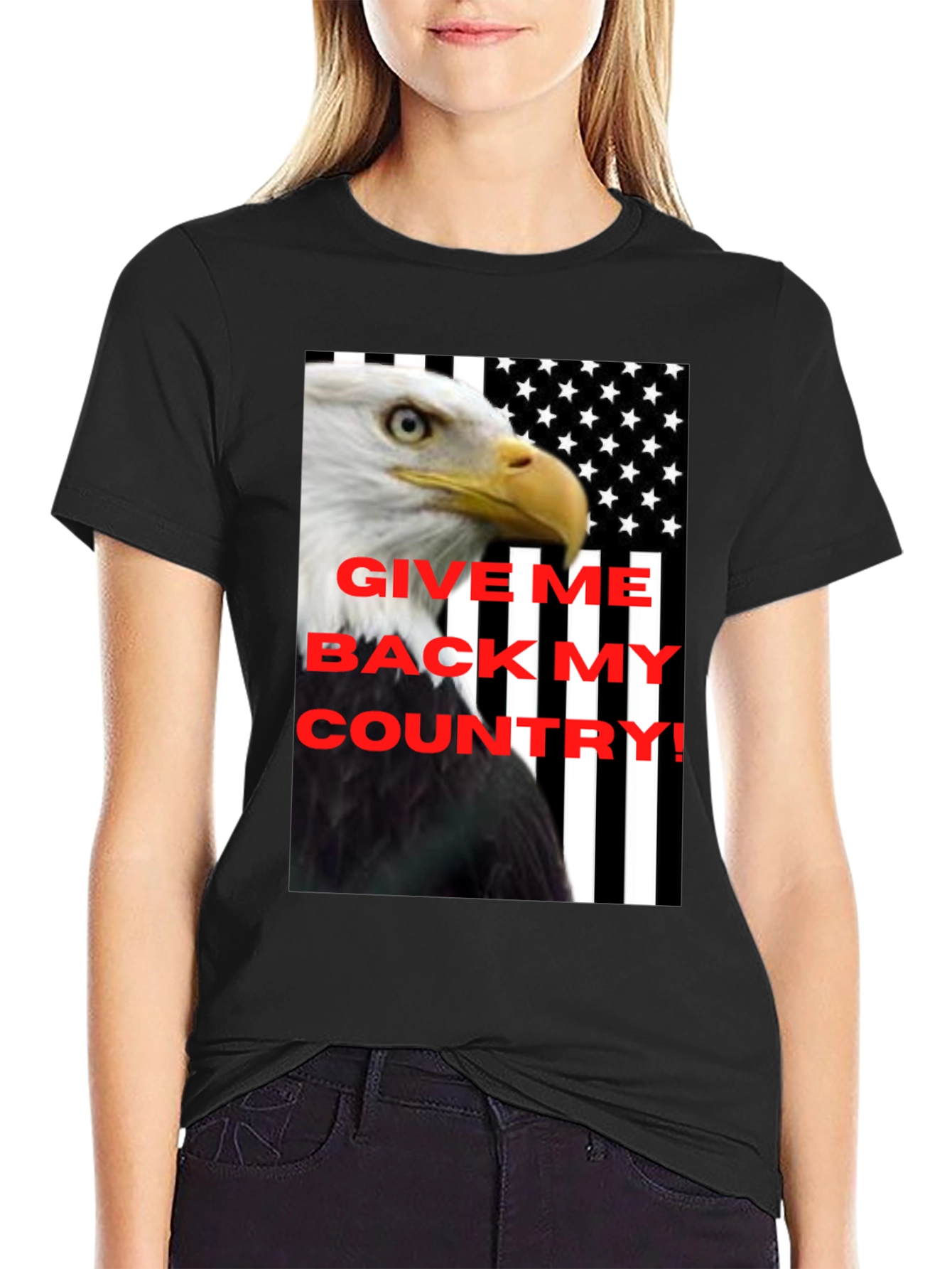Give Me Back My Country Eagle Tee