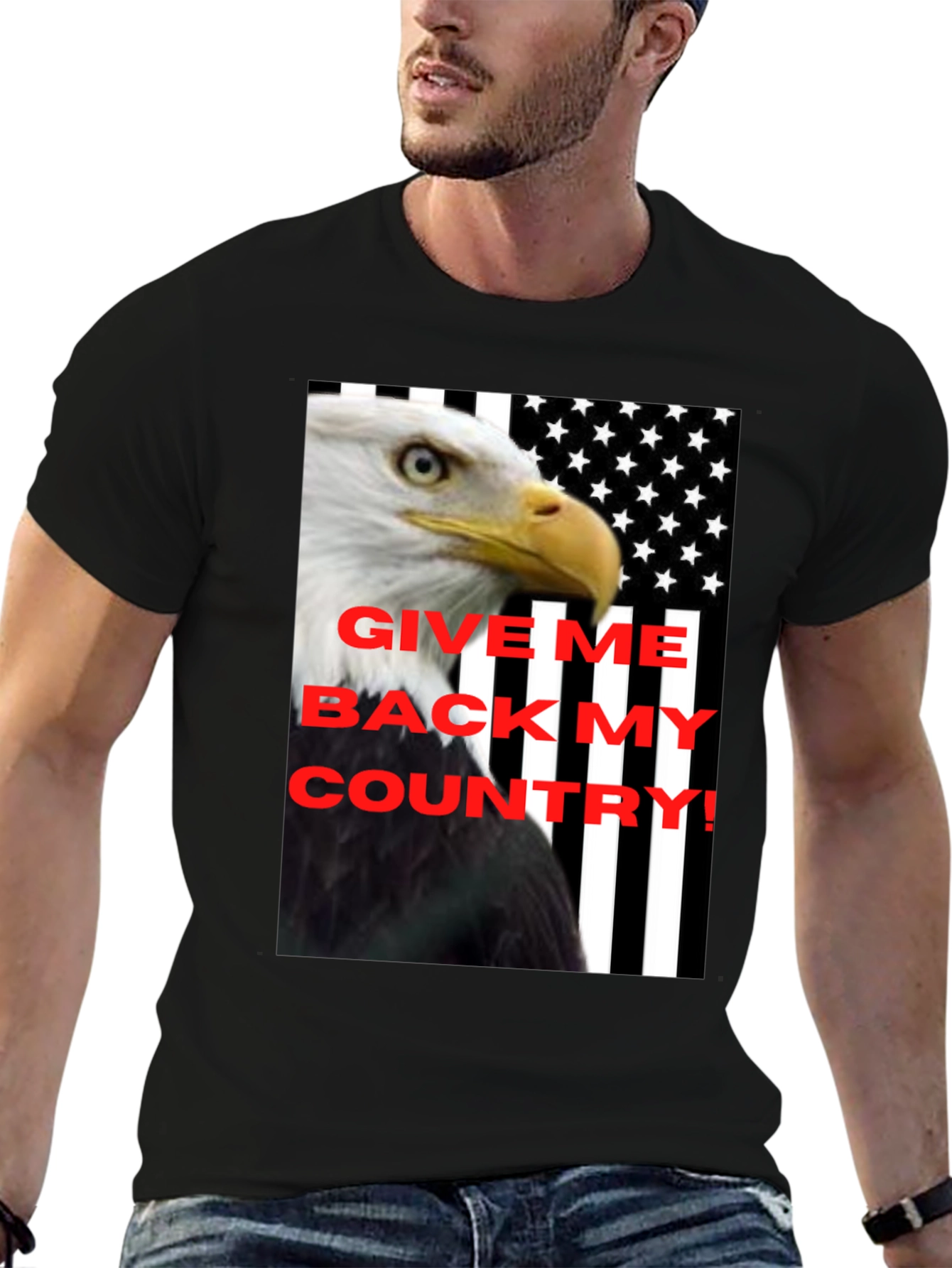 Give Me Back My Country Eagle Tee