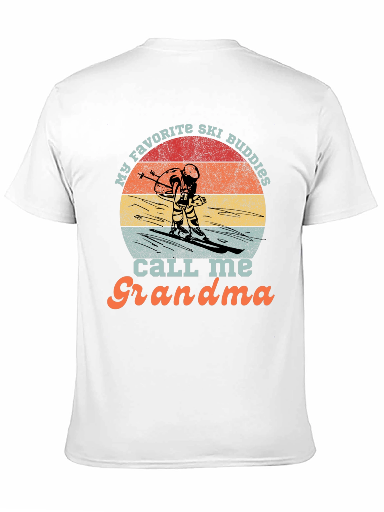 Ski Grandma T-Shirt: Retro Skiing Gift Tee