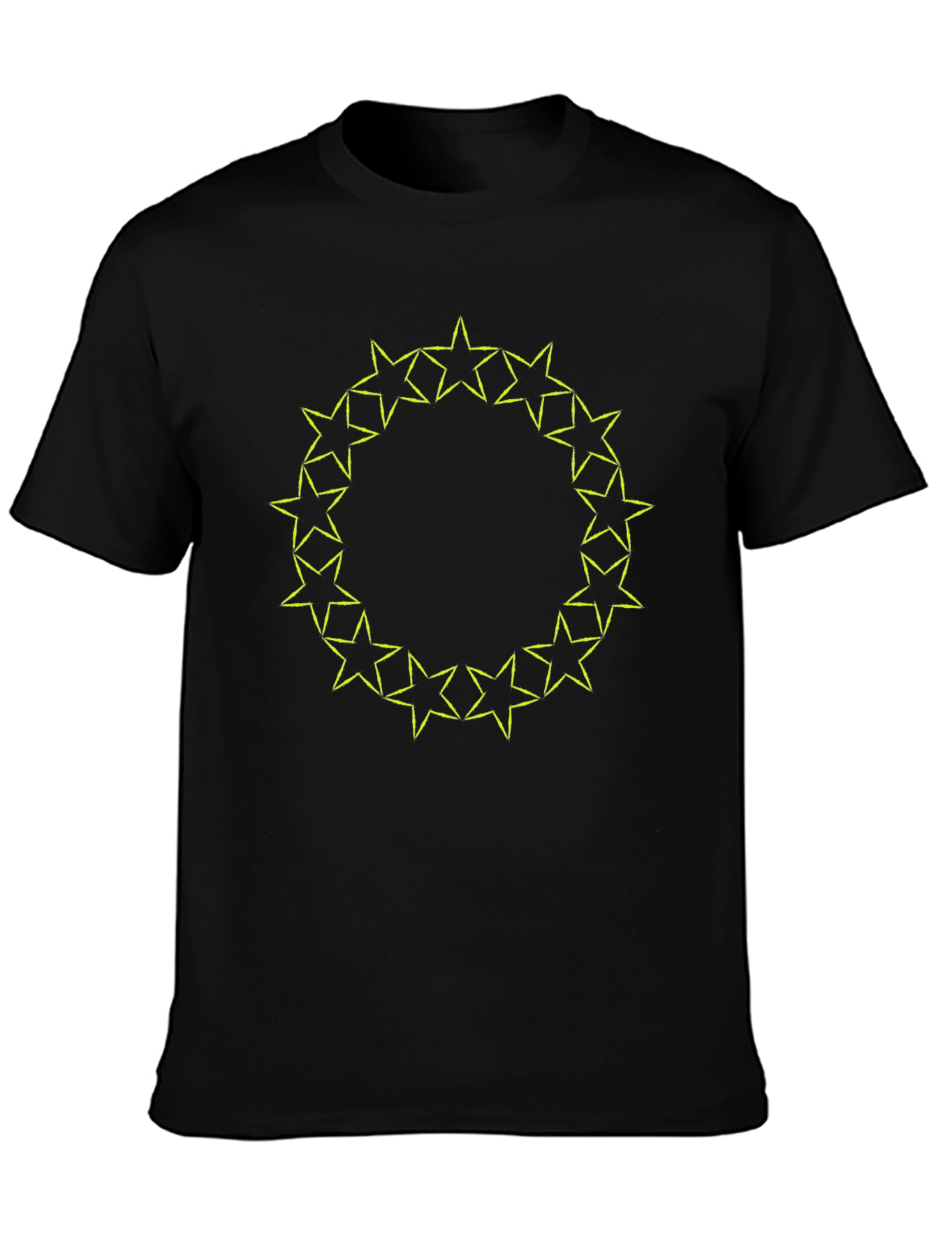 Star Circle Graphic T-Shirt - Stylish and Unique Design