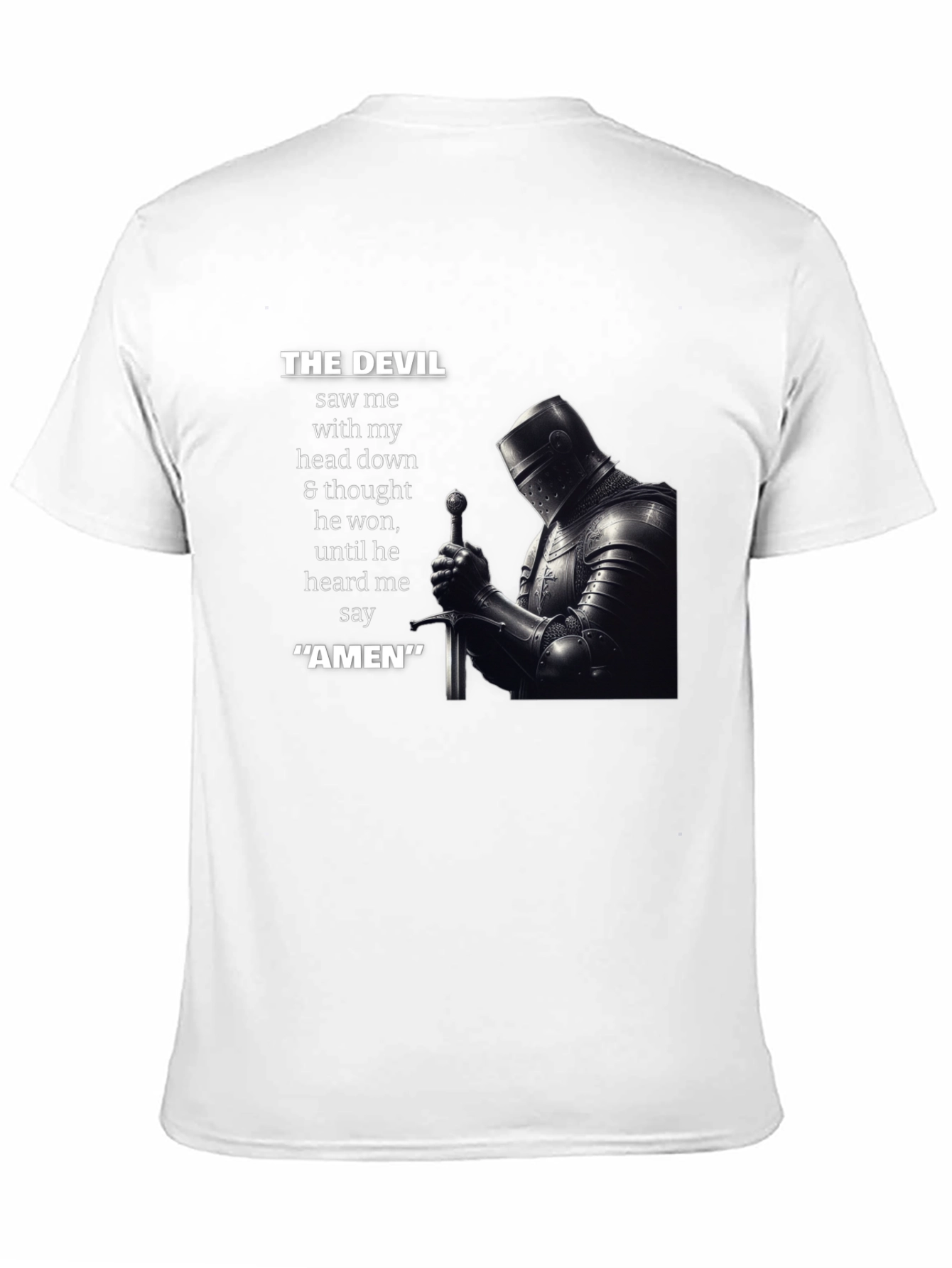 The Devil Saw Me Knight T-Shirt