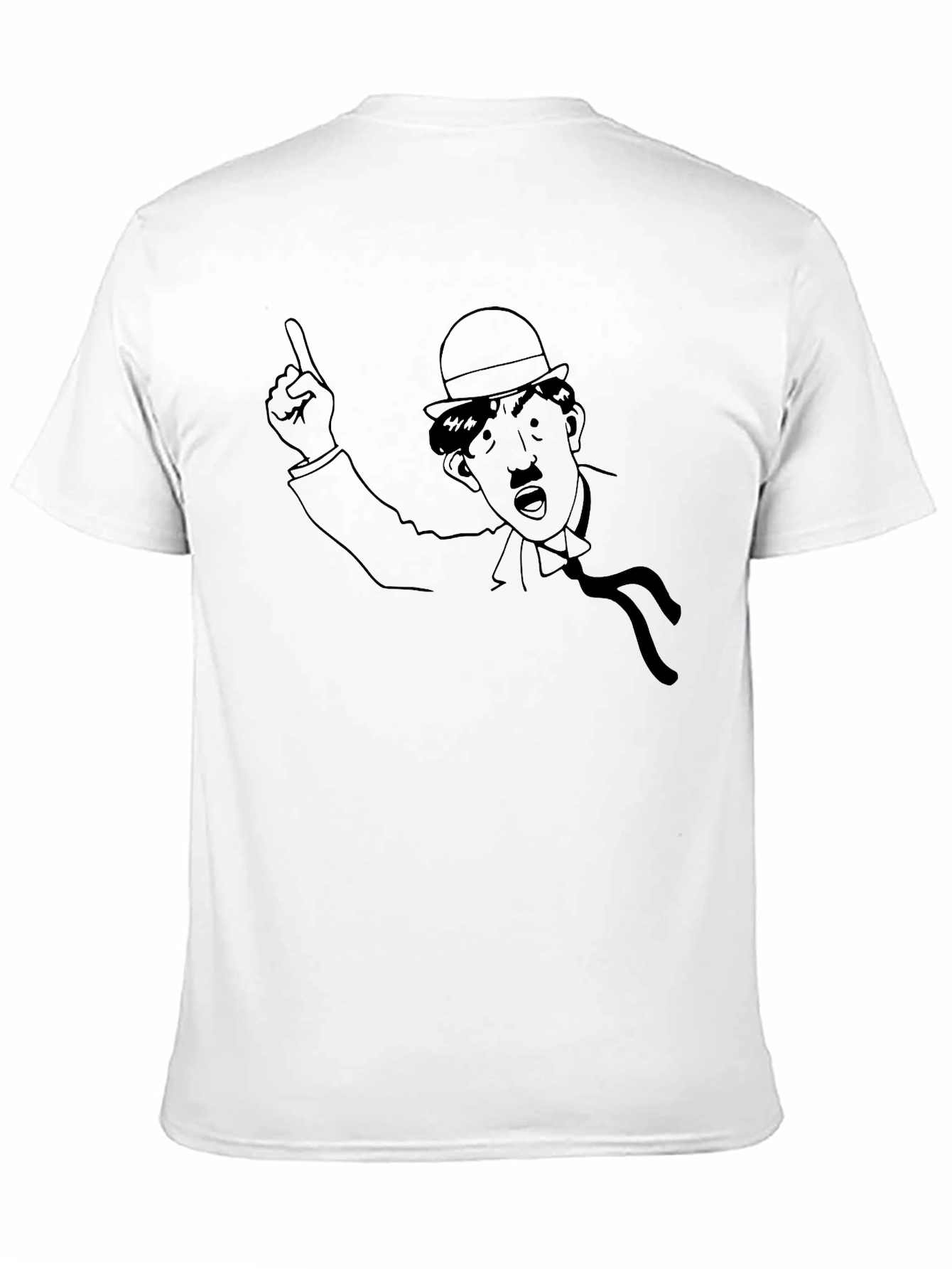 Charlie Chaplin Graphic Tee - Black