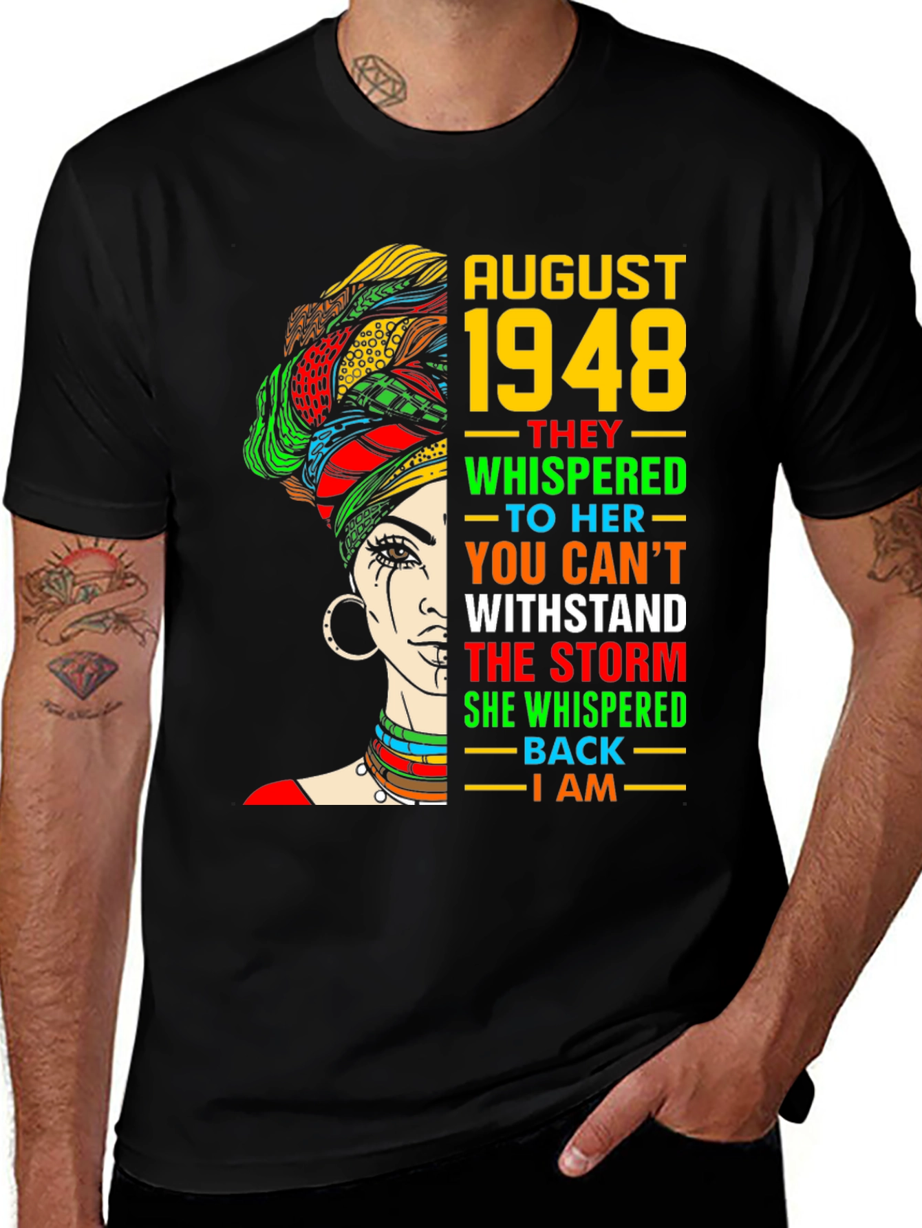 August 1948 Black Woman T-Shirt