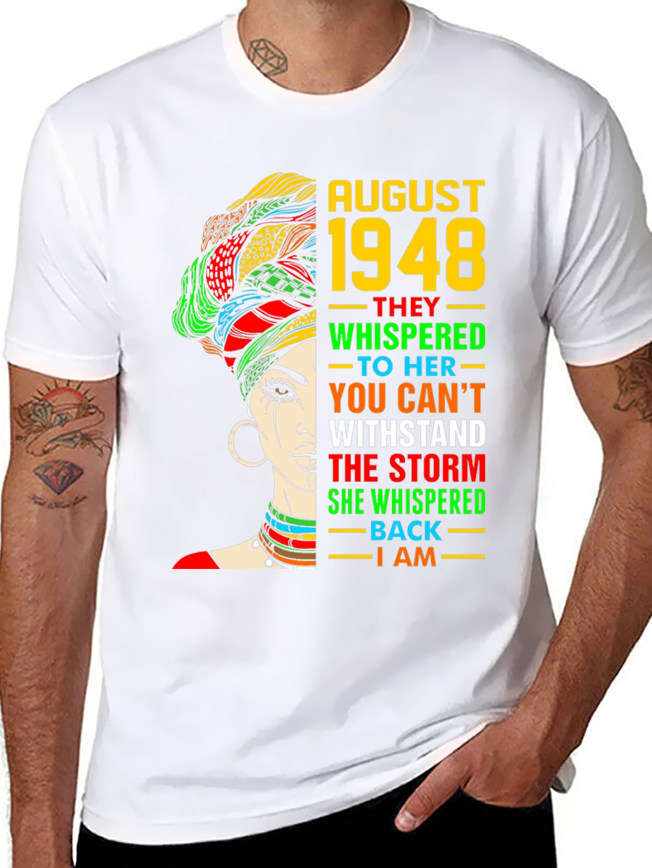 August 1948 Black Woman T-Shirt