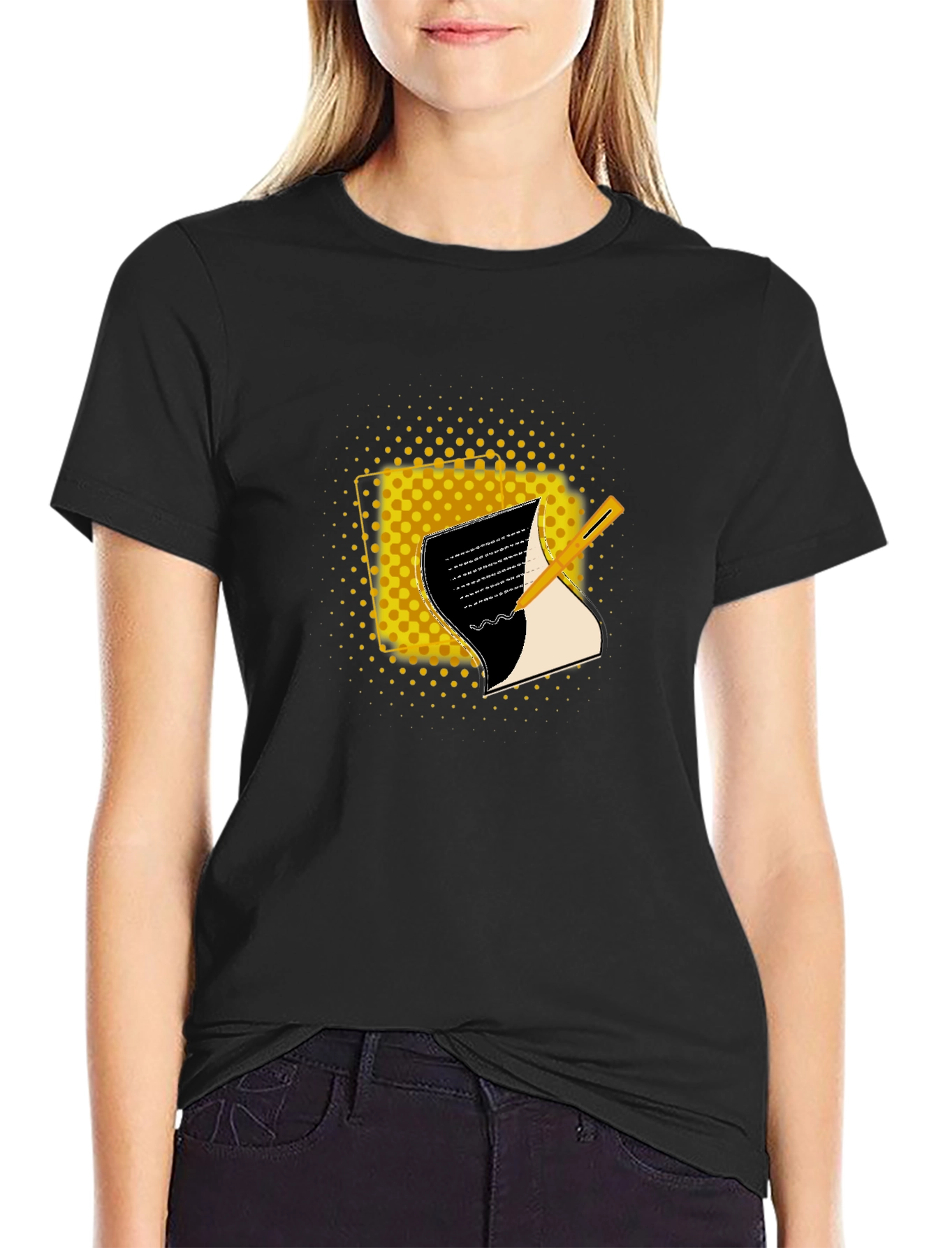 Write On! Graphic T-Shirt - Black