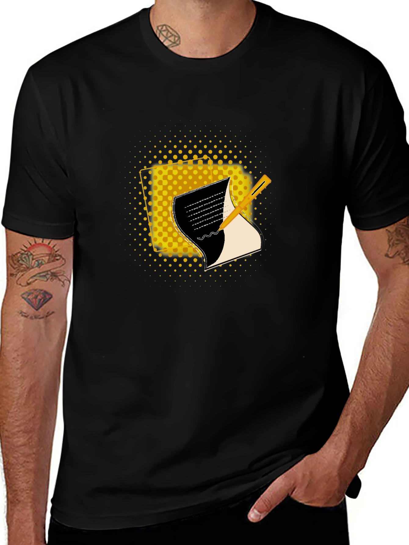 Write On! Graphic T-Shirt - Black
