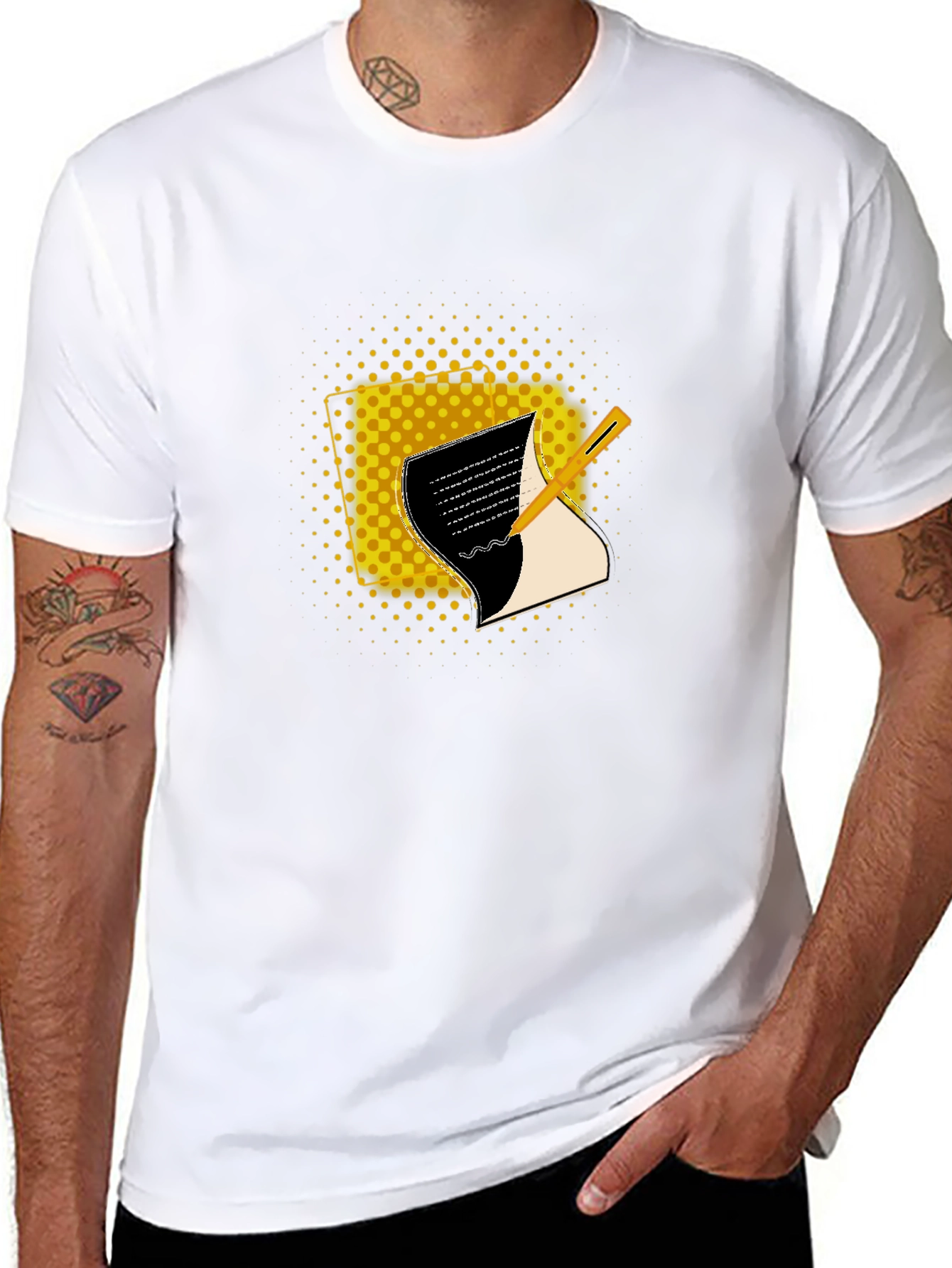 Write On! Graphic T-Shirt - Black