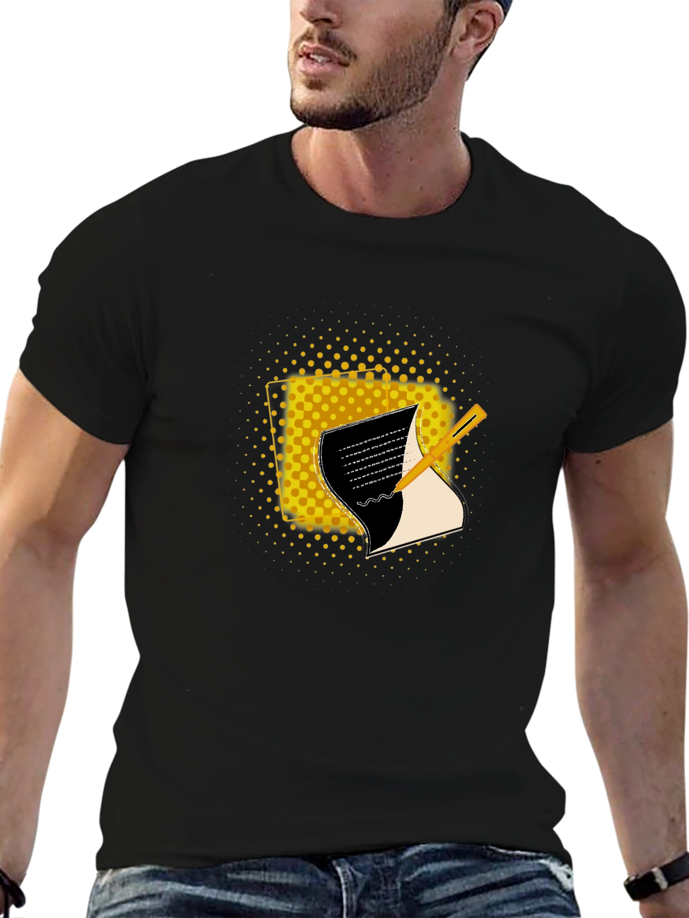 Write On! Graphic T-Shirt - Black