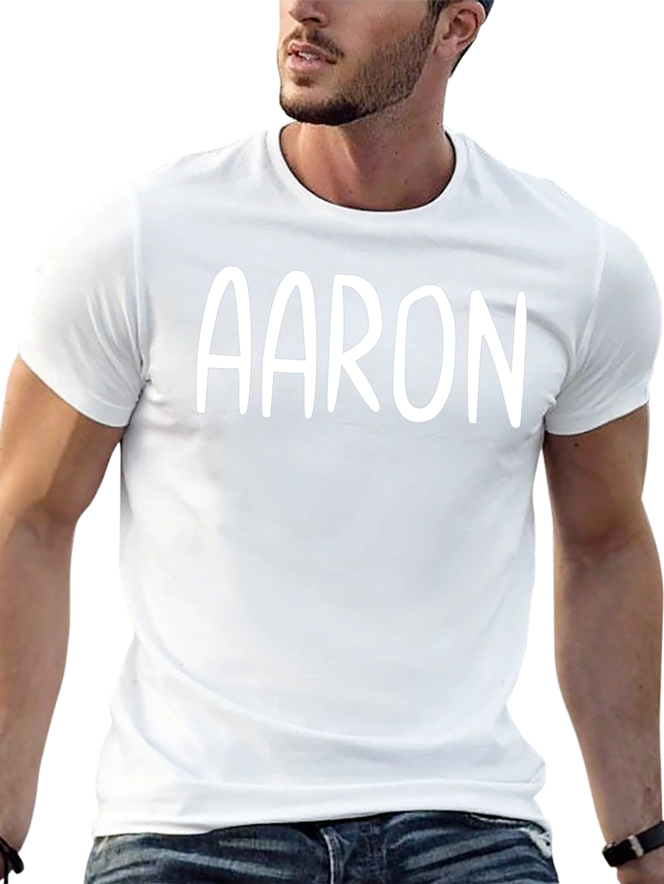 Personalized Aaron Graphic T-Shirt