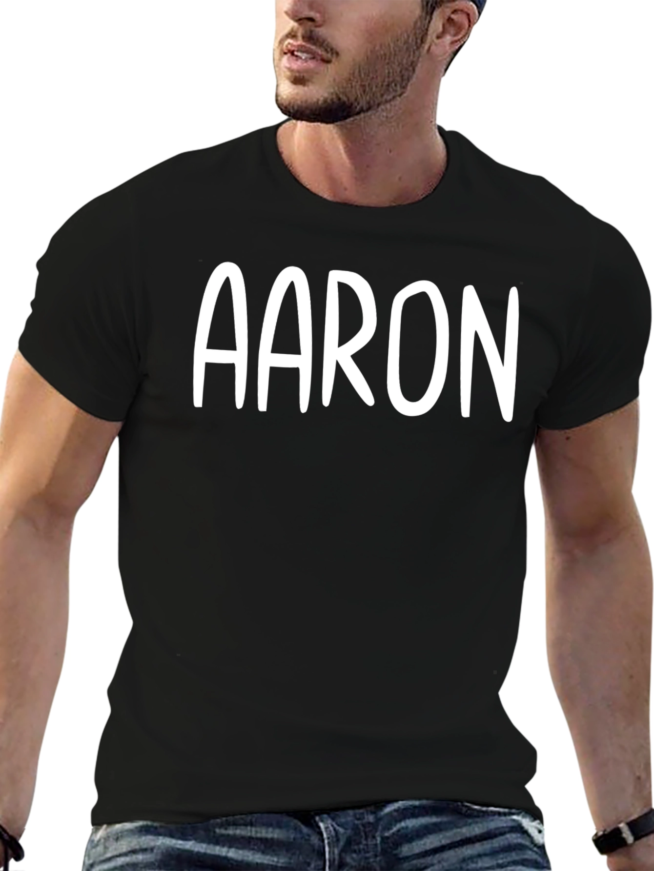 Personalized Aaron Graphic T-Shirt