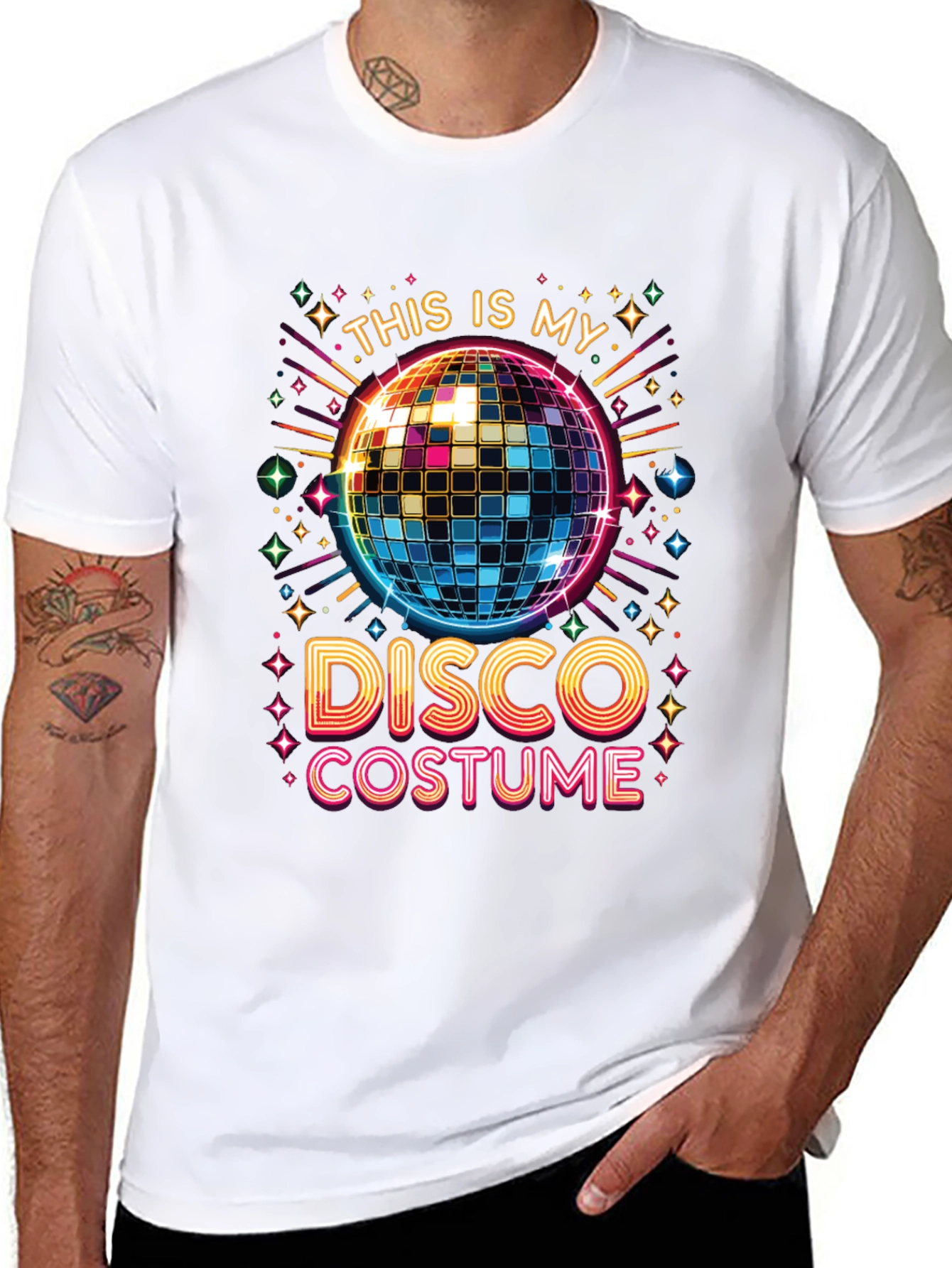 Disco Costume T-Shirt - Party Ready!