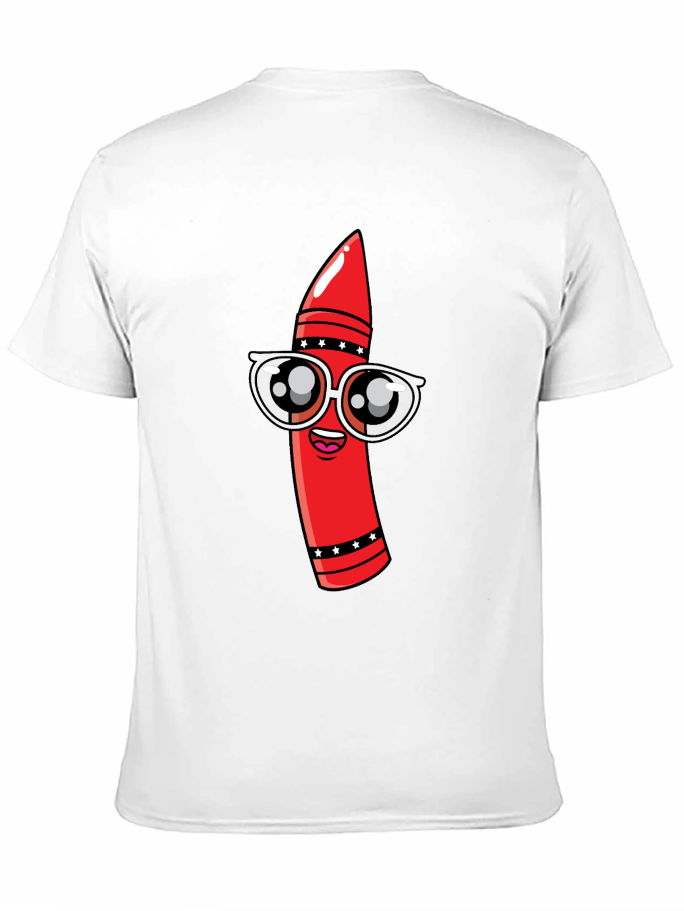 Cool Crayon Graphic Tee - Black Unisex T-Shirt