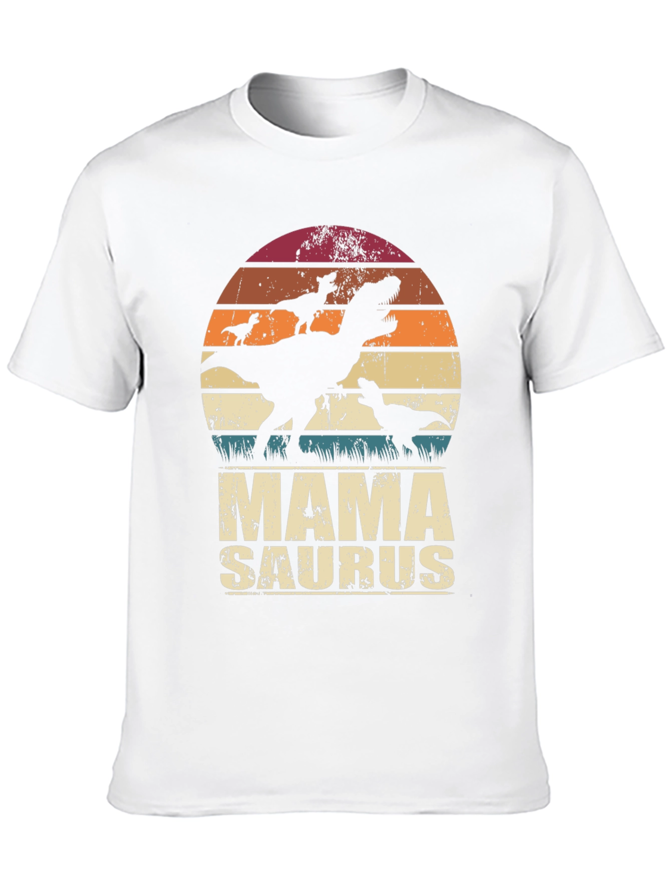 Mama Saurus T-Shirt - Dinosaur Mother Tee