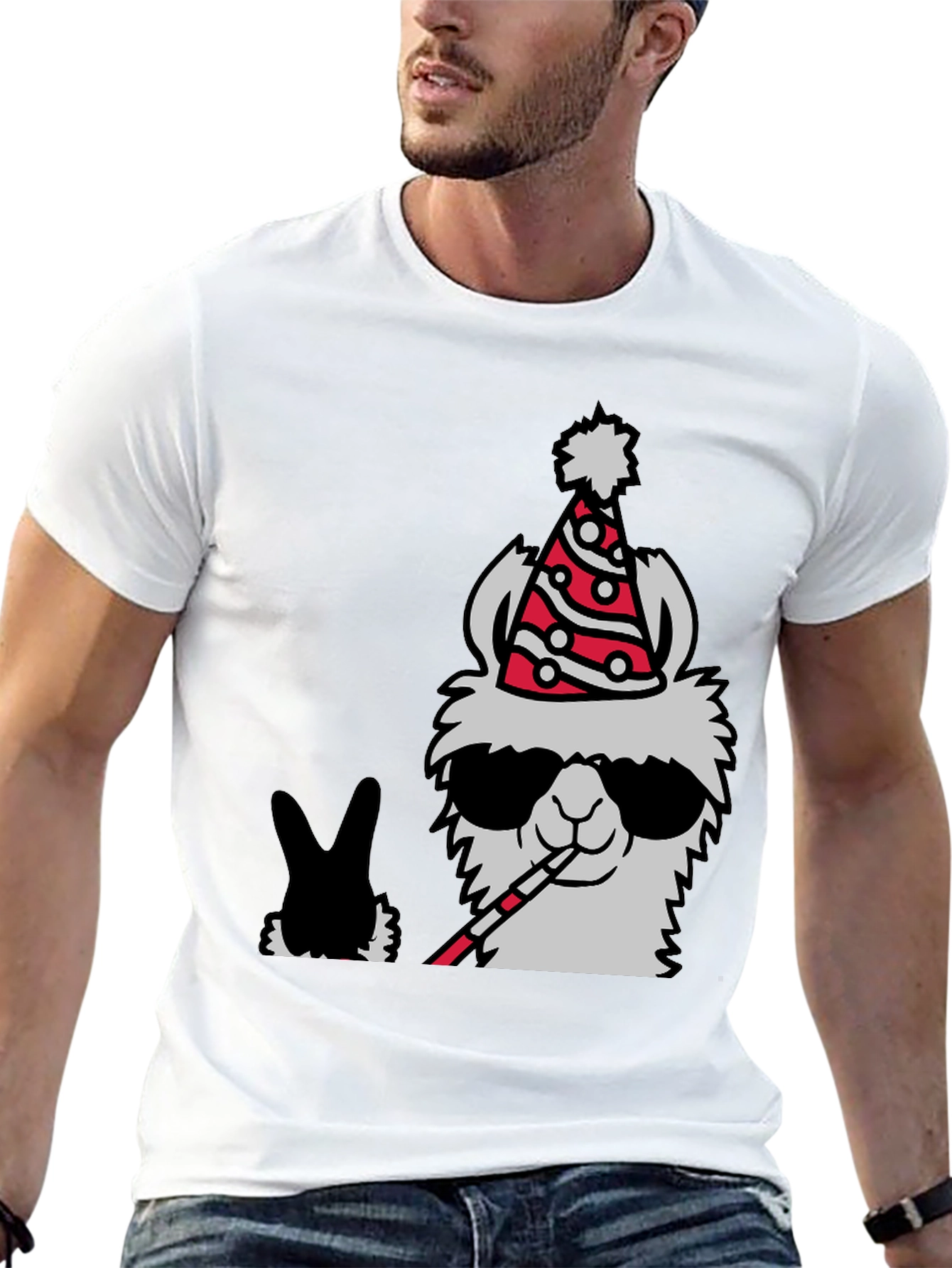 Festive Llama T-Shirt