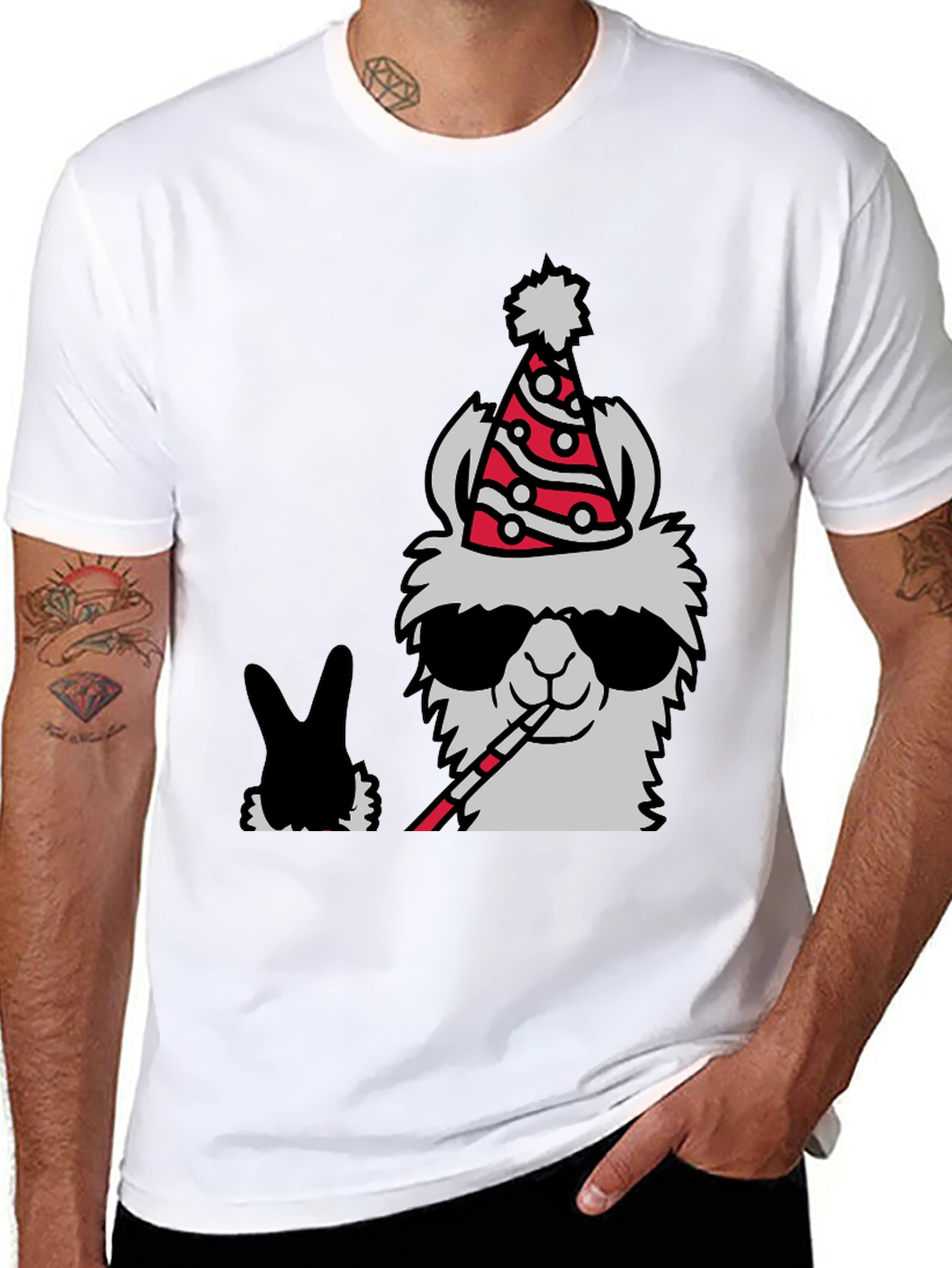 Festive Llama T-Shirt