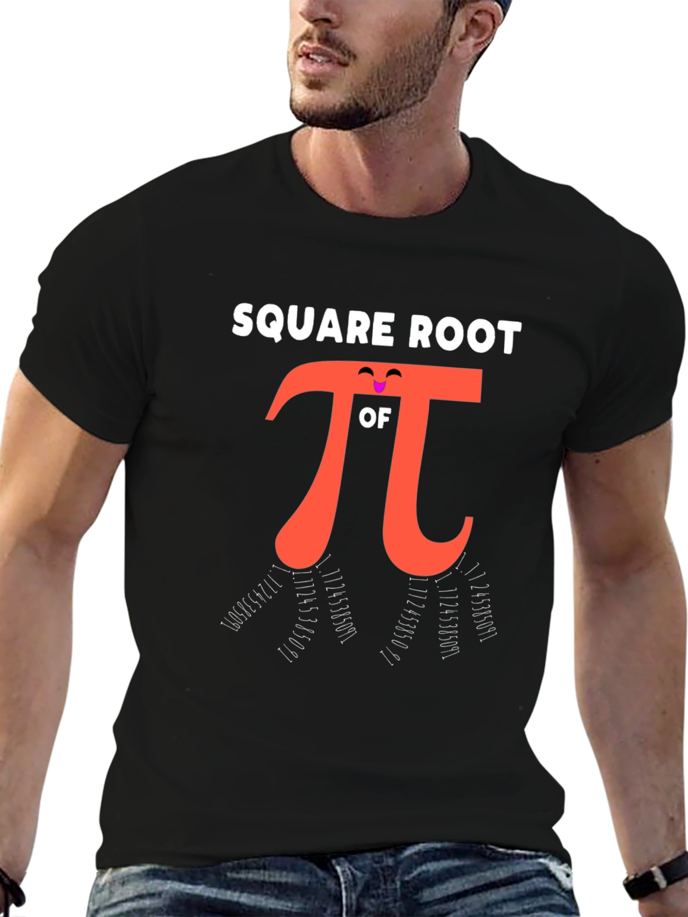 Square Root of Pi Funny Math T-Shirt