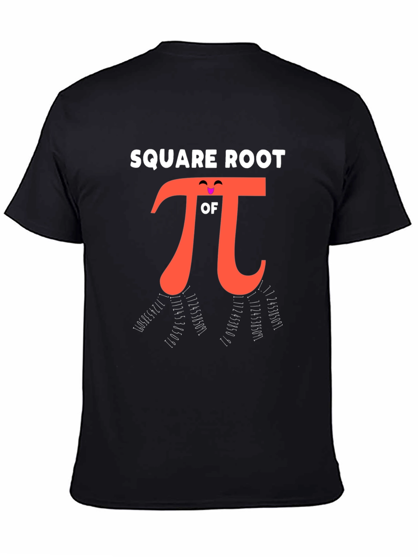 Square Root of Pi Funny Math T-Shirt